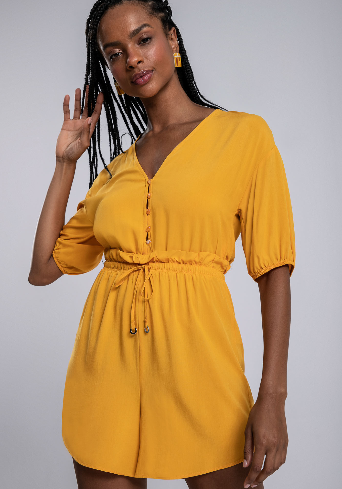 Macac&atilde;o Curto Manga 3/4 Cores, , large.