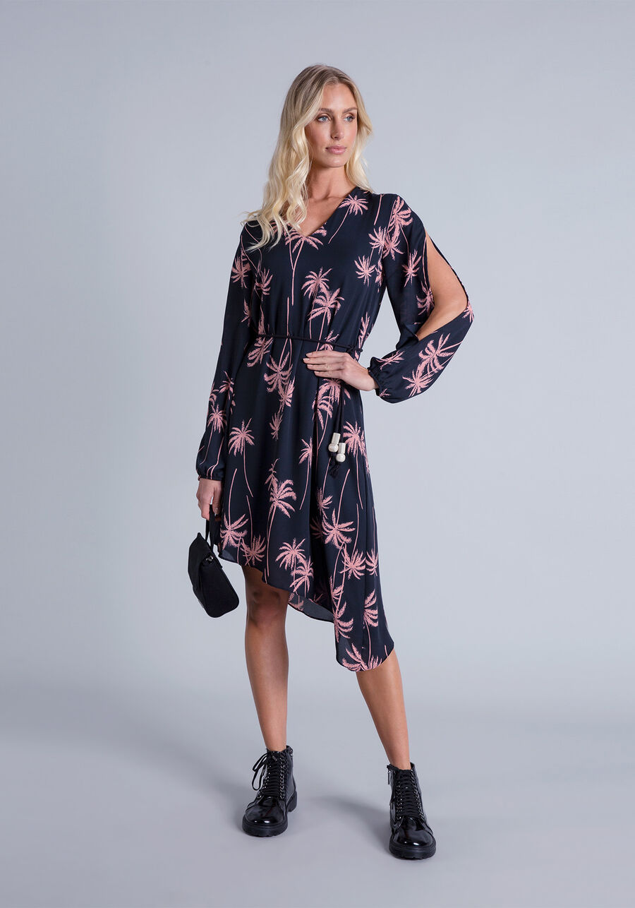 Vestido Midi Assimétrico Cinto, . Vestido Midi Assimétrico Cinto, , large.