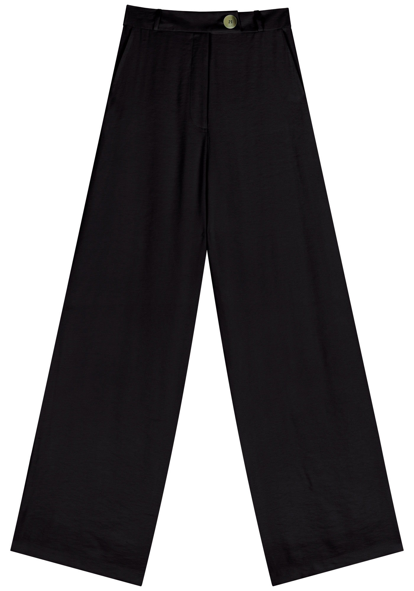 Cal&ccedil;a Reta Em Alfaiataria Com Cintura Alta E Passantes, , large.