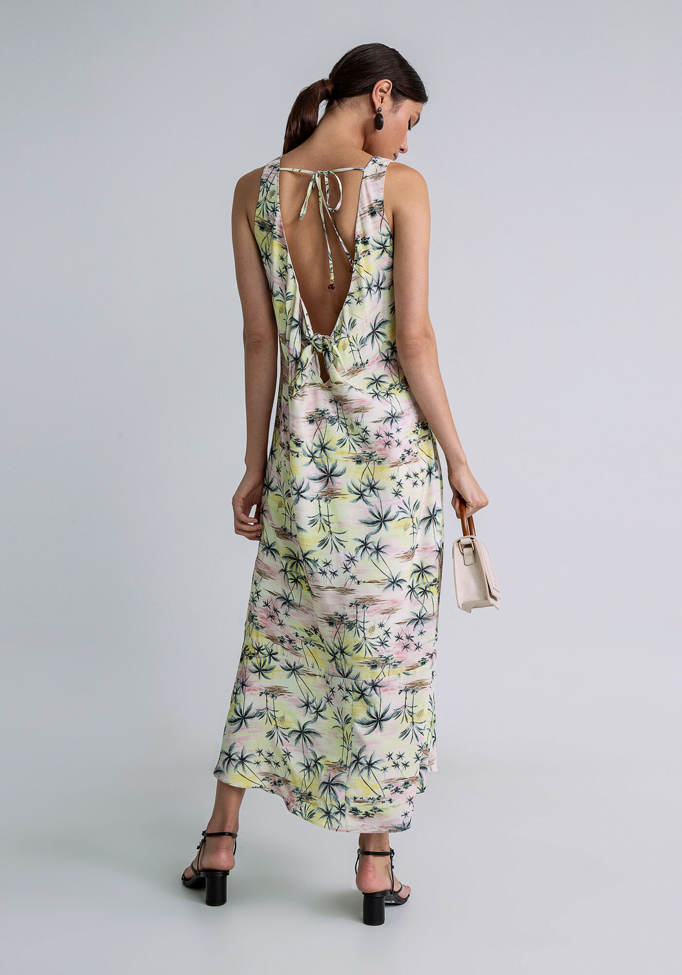 Vestido Midi Estampado Babado, DUNAS, large.