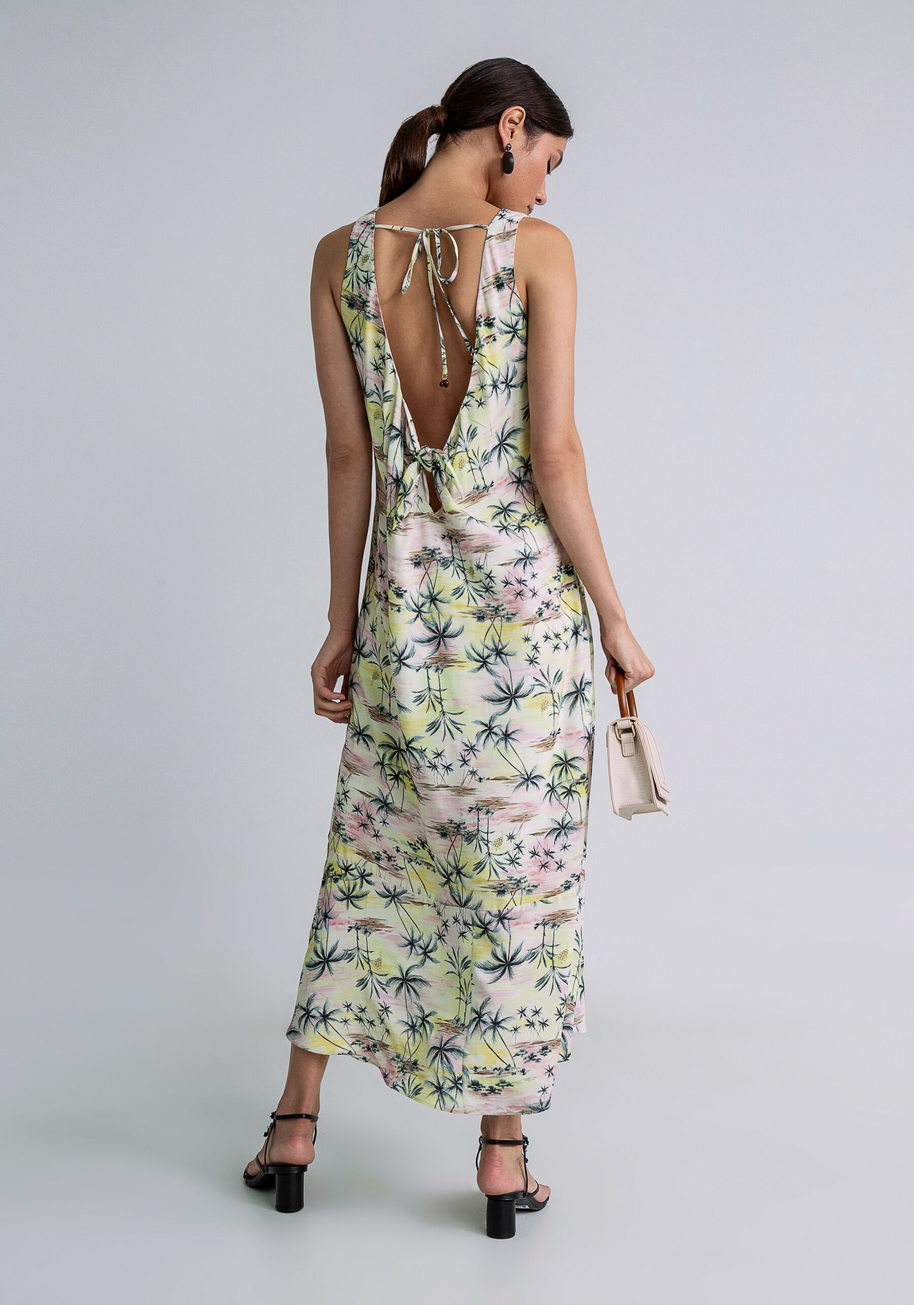Vestido Midi Estampado Babado, DUNAS. Vestido Midi Estampado Babado, DUNAS, large.