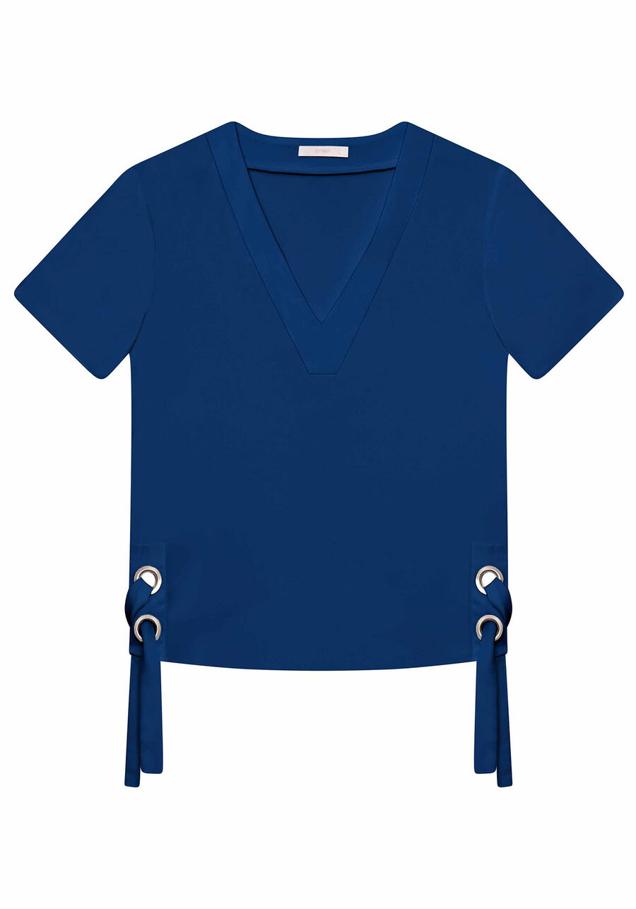 Blusa Amarração Ilhós, . Blusa Amarração Ilhós, , large.