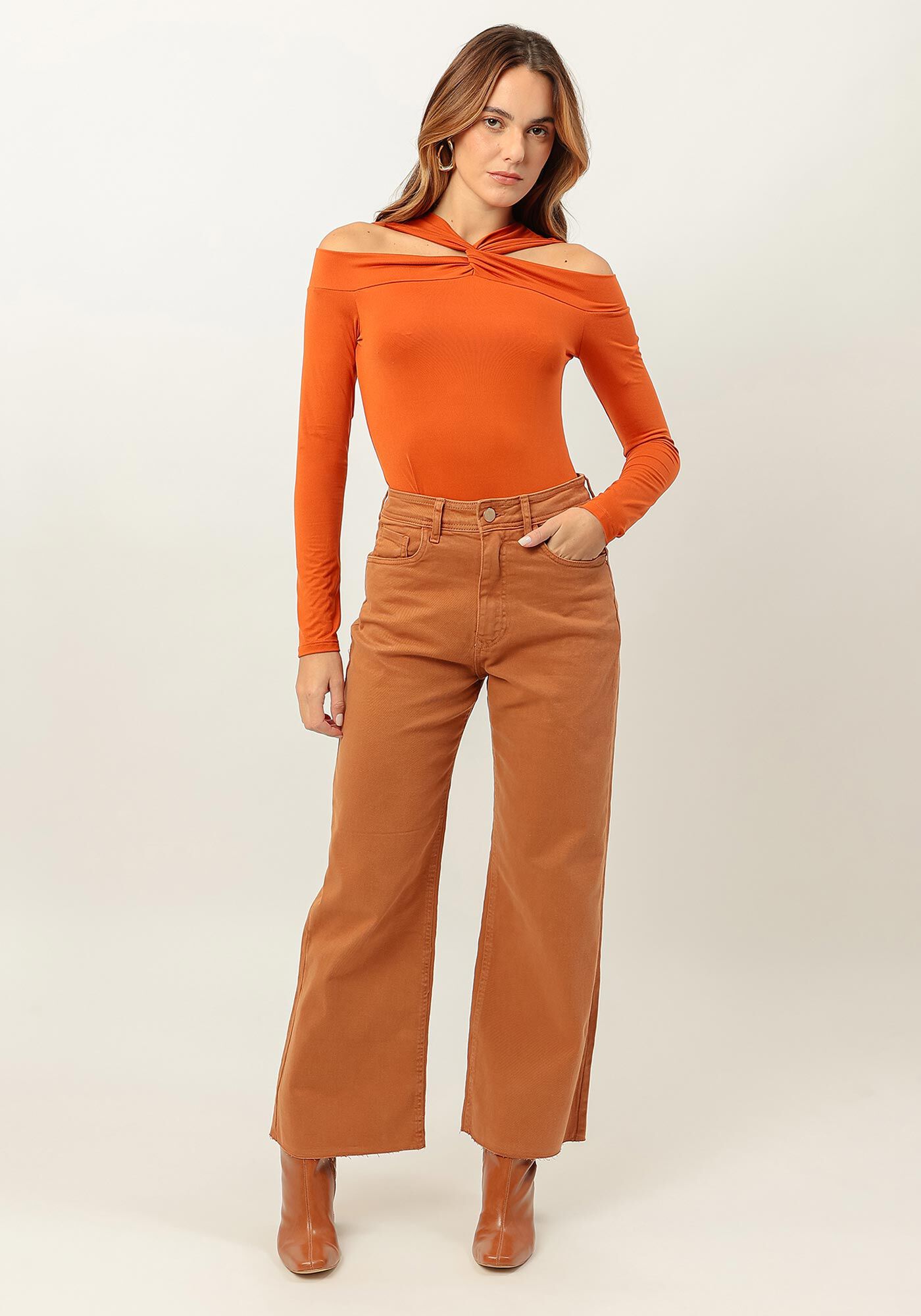 Cal&ccedil;a Sarja Wide Leg Comfort Cropped Super Alta, , large.