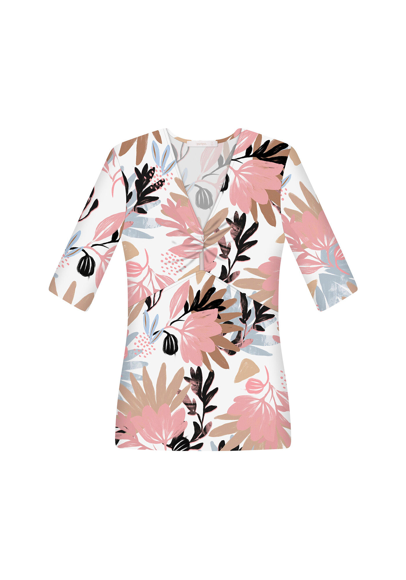 Blusa Manga 3/4 Estampada, , large.