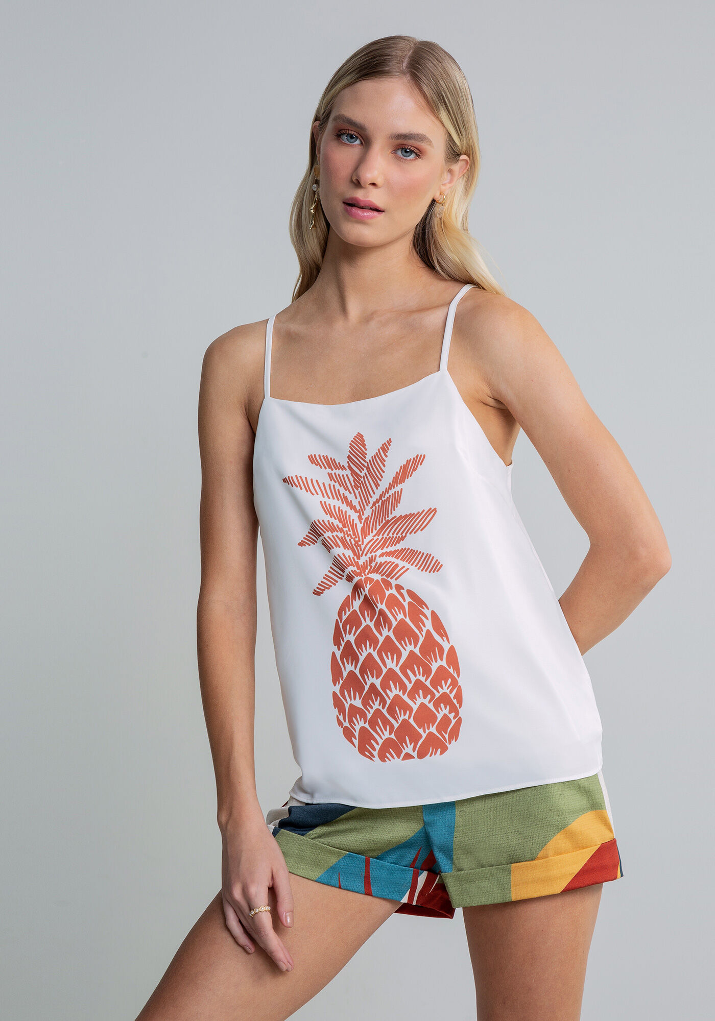 Blusa com Al&ccedil;as Estampa, , large.