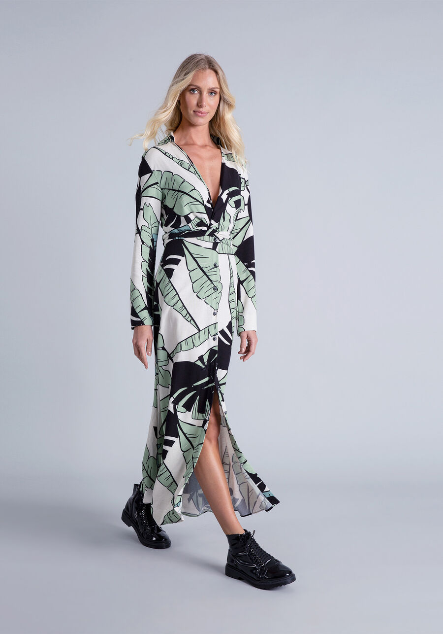 Vestido Manga Longa Mídi Transpasse, . Vestido Manga Longa Mídi Transpasse, , large.