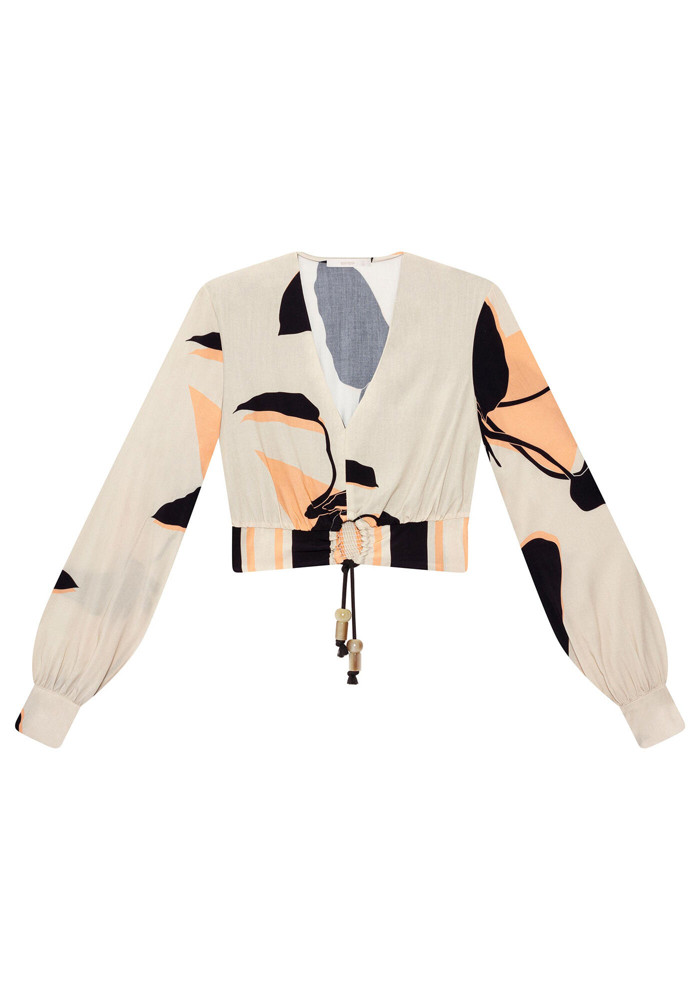 Blusa Manga Longa Cropped, , large.