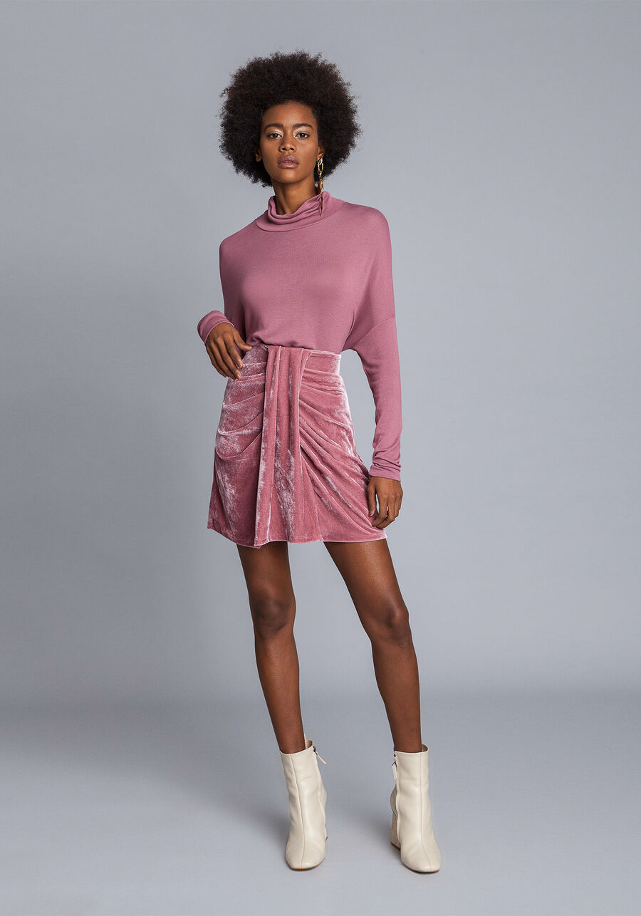 Blusa Manga Longa Gola Alta, . Blusa Manga Longa Gola Alta, , large.