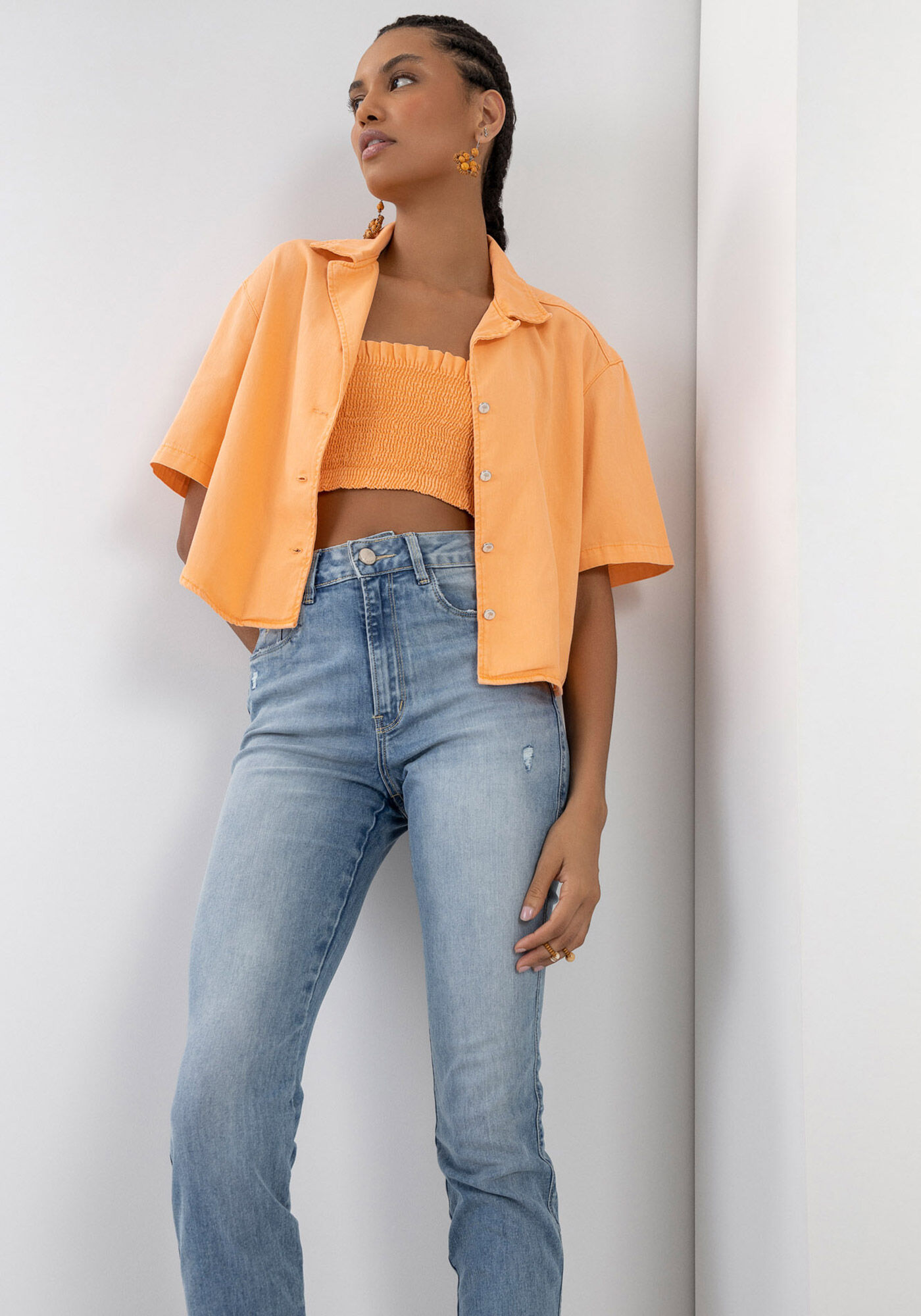 Cal&ccedil;a Jeans Skinny Cropped Every Day, , large.