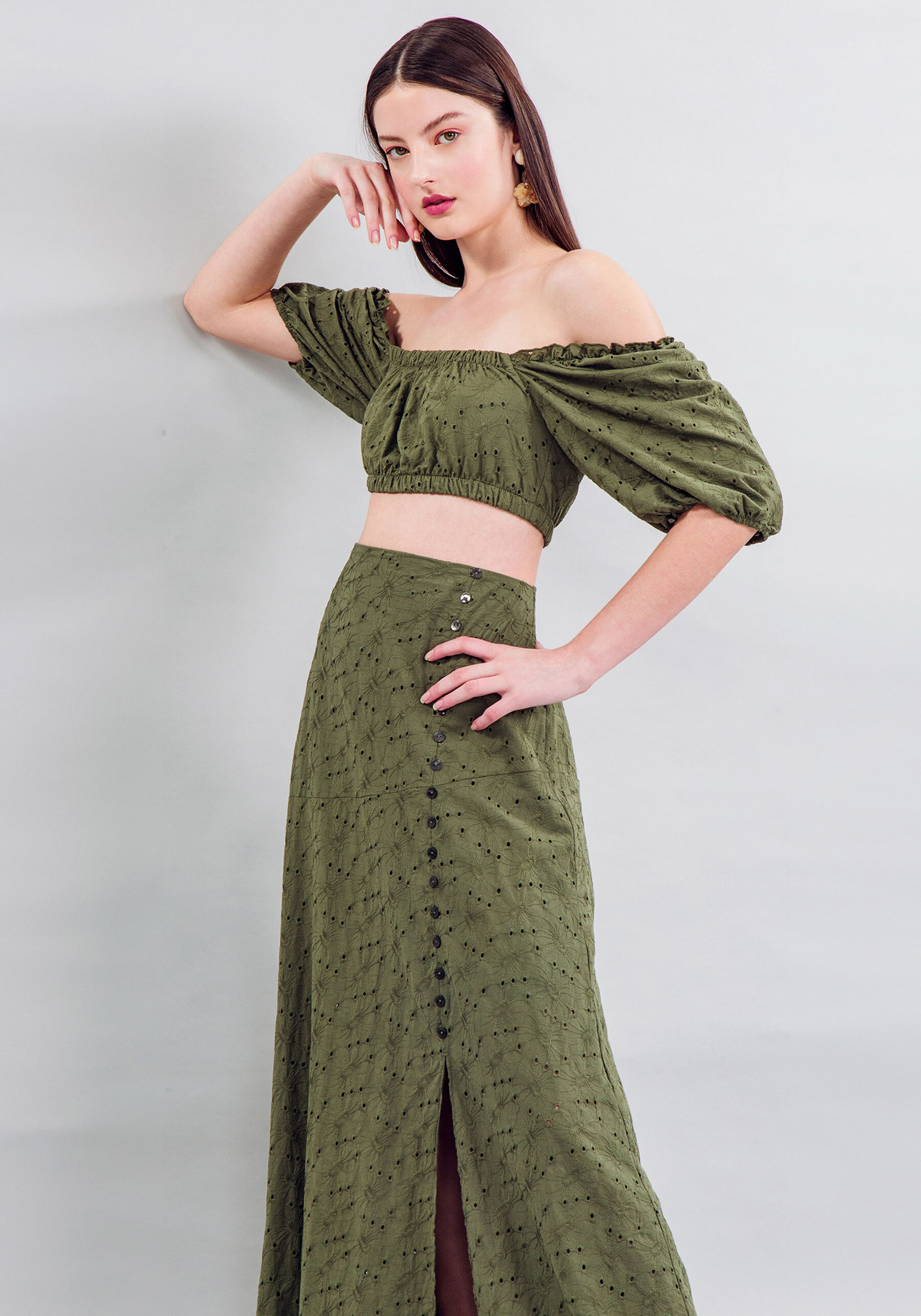 Blusa Tecido Laise Flores Cropped, . Blusa Tecido Laise Flores Cropped, , large.