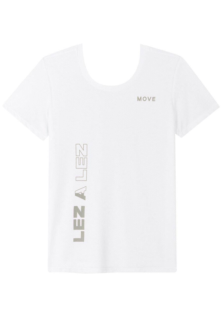 Blusa De Mangas Curtas Com Estampa Frontal Em Dry Fit Move, . Blusa De Mangas Curtas Com Estampa Frontal Em Dry Fit Move, , large.