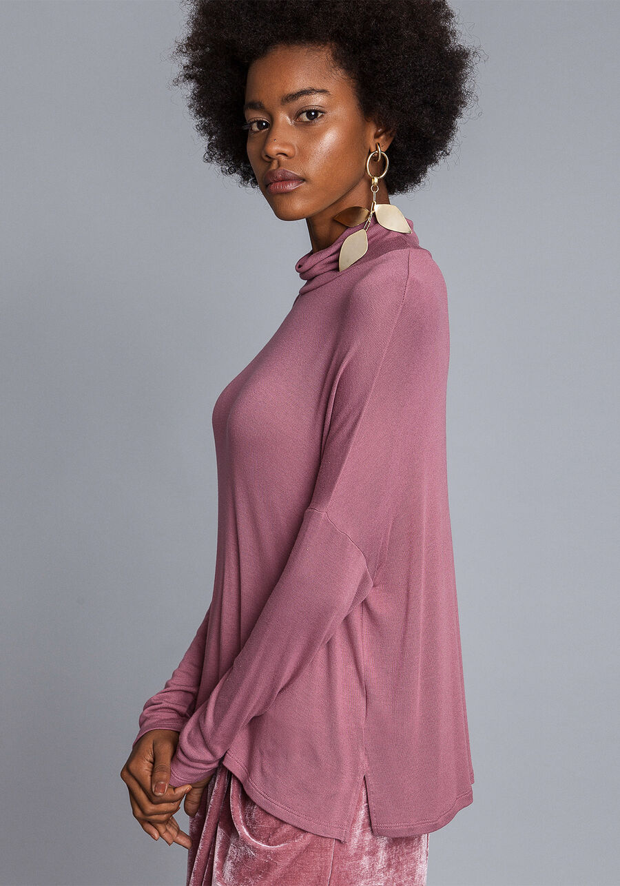 Blusa Manga Longa Gola Alta, . Blusa Manga Longa Gola Alta, , large.