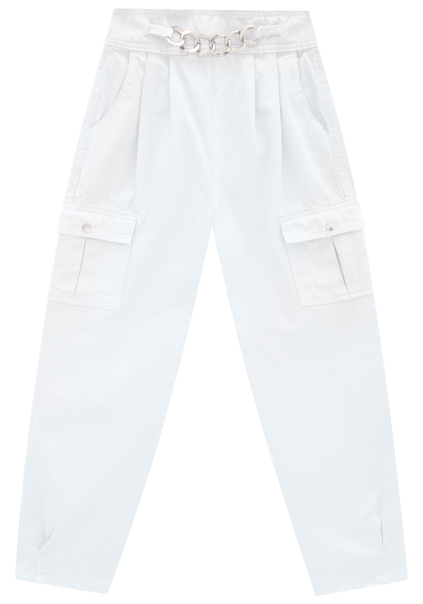 Cal&ccedil;a Sarja Cropped Utilit&aacute;ria com Corrente C&oacute;s, , large.