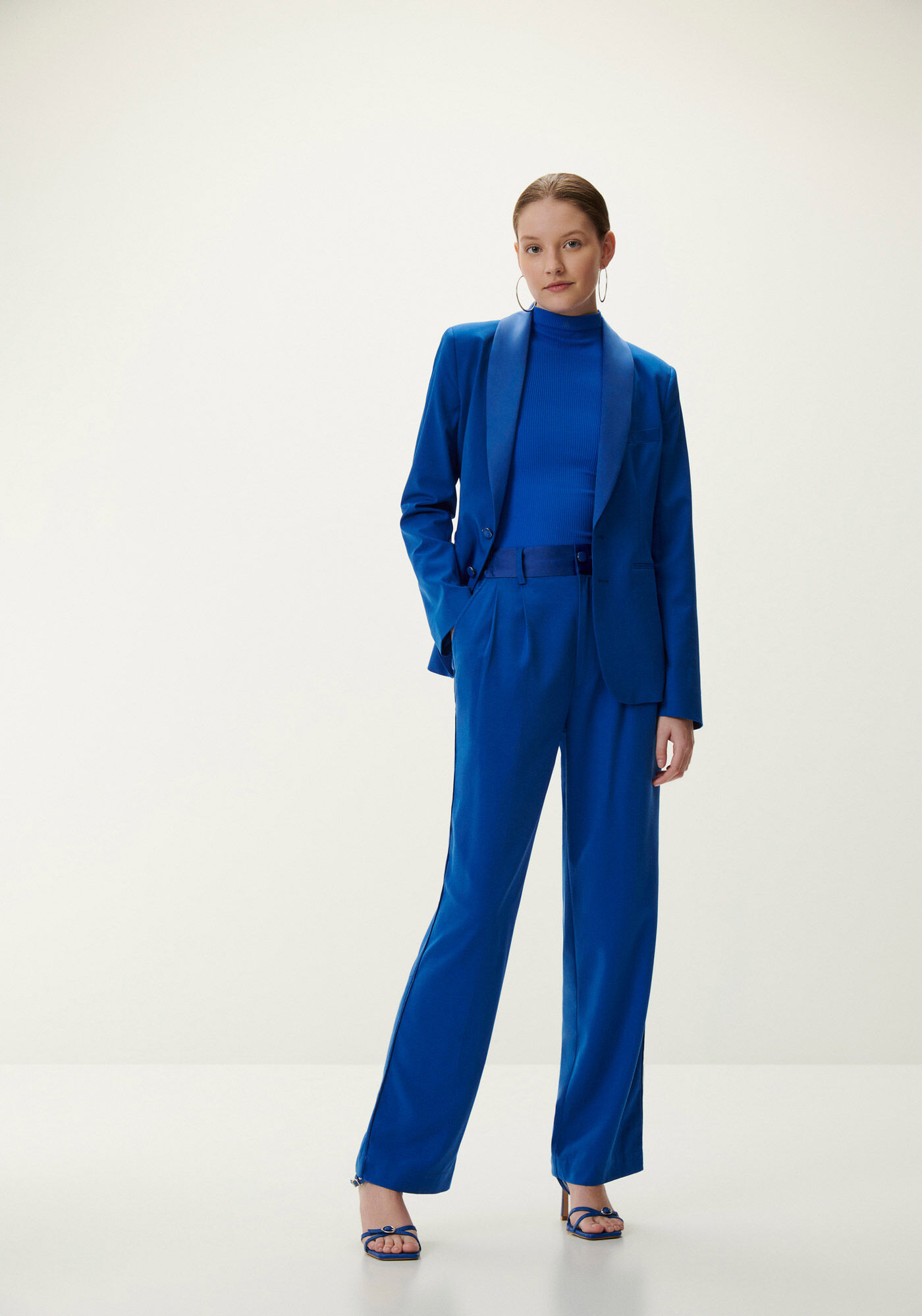 Regata Canelada Basic com Gola Alta, , large.