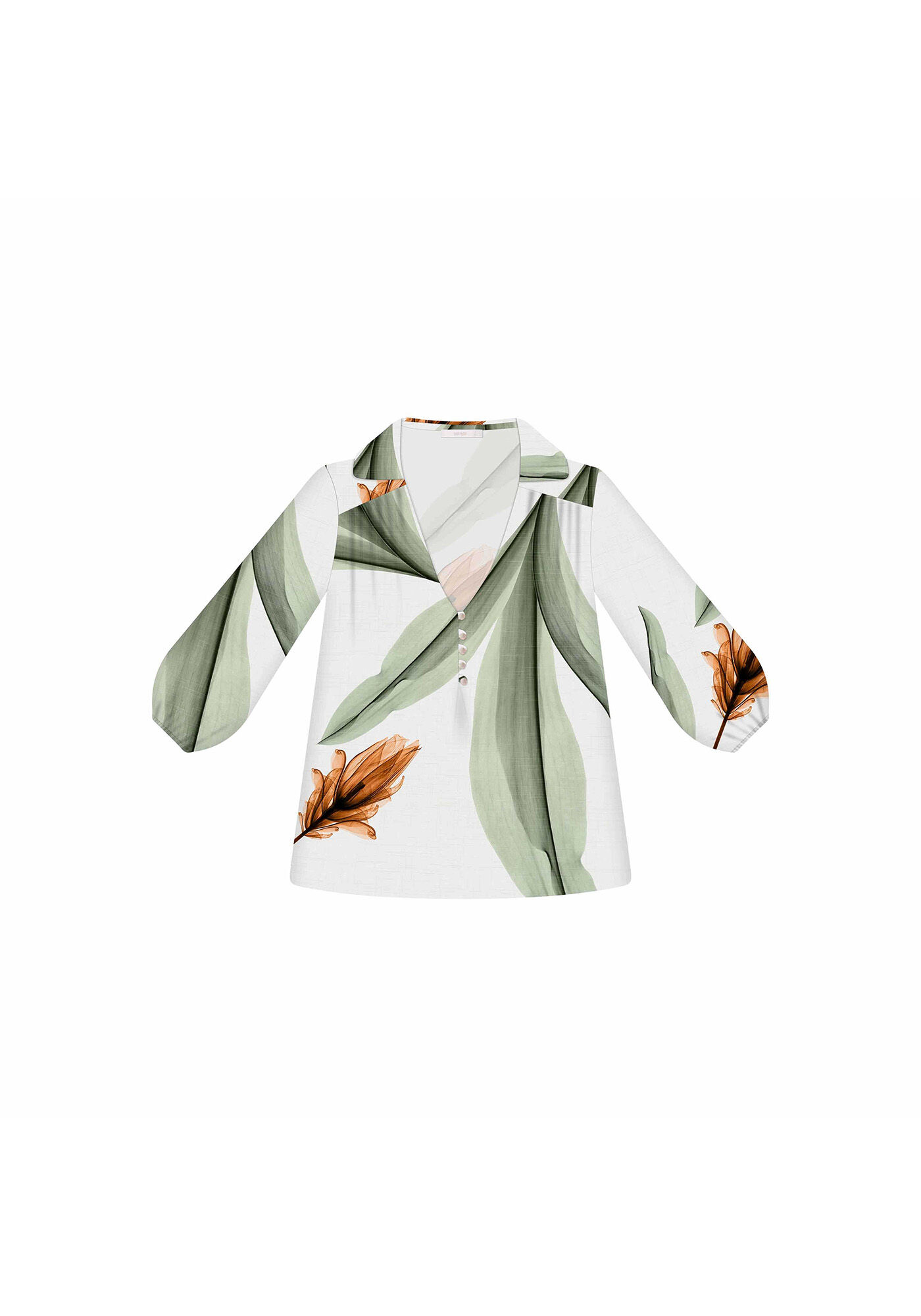 Blusa Manga 3/4 Estampa, , large.