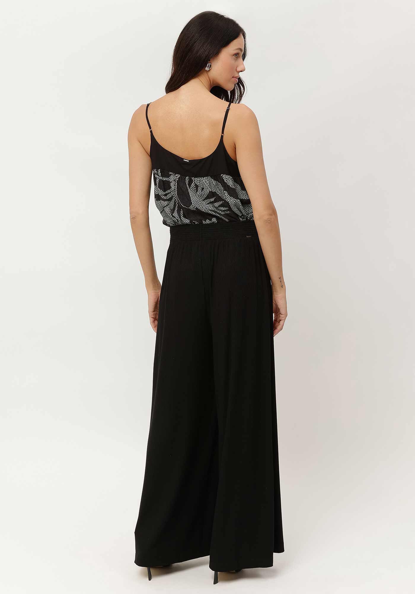 Cal&ccedil;a Pantalona Canelada com Detalhe C&oacute;s, , large.