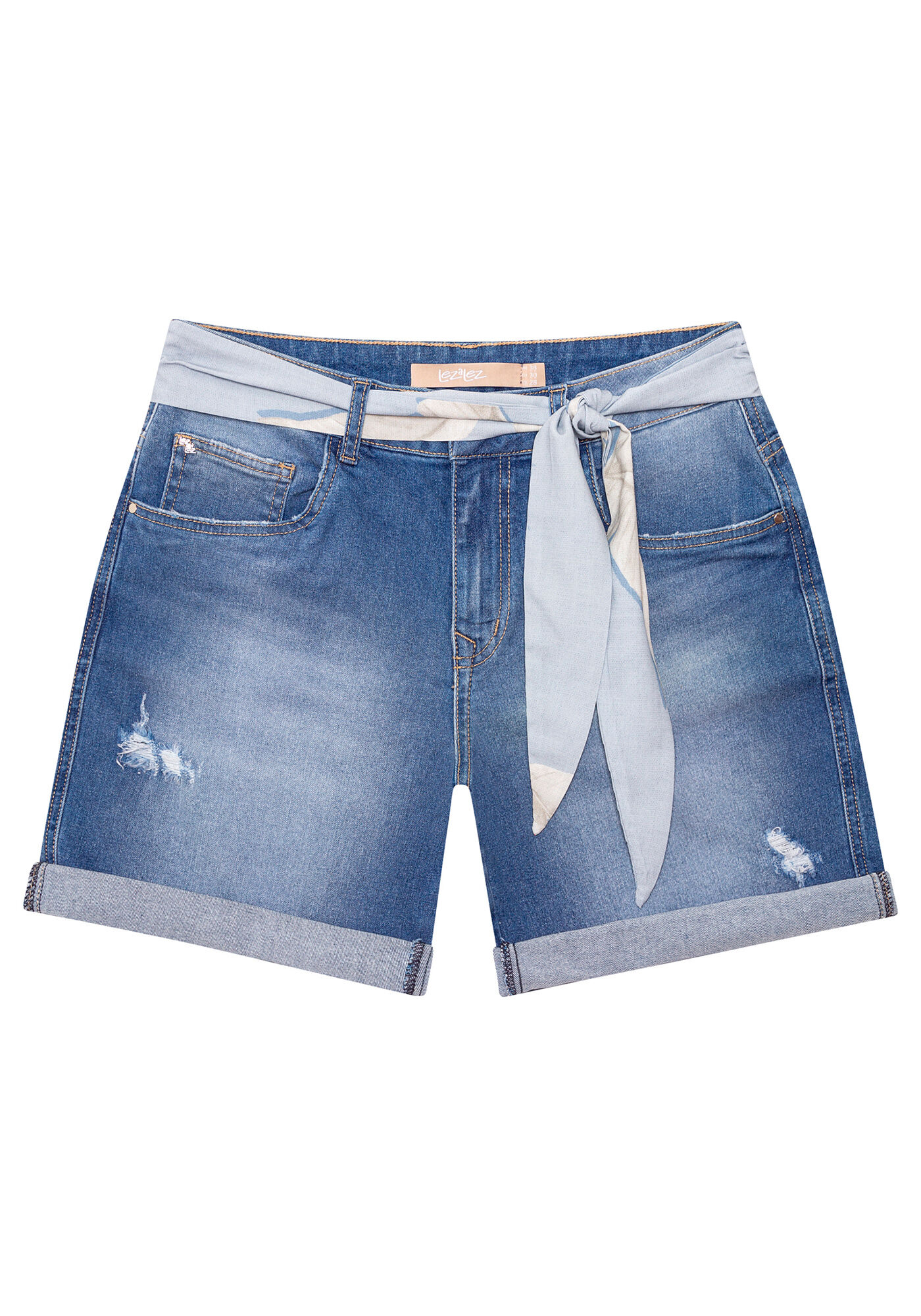 Bermuda Boyfriend Venice Cinto, , large.