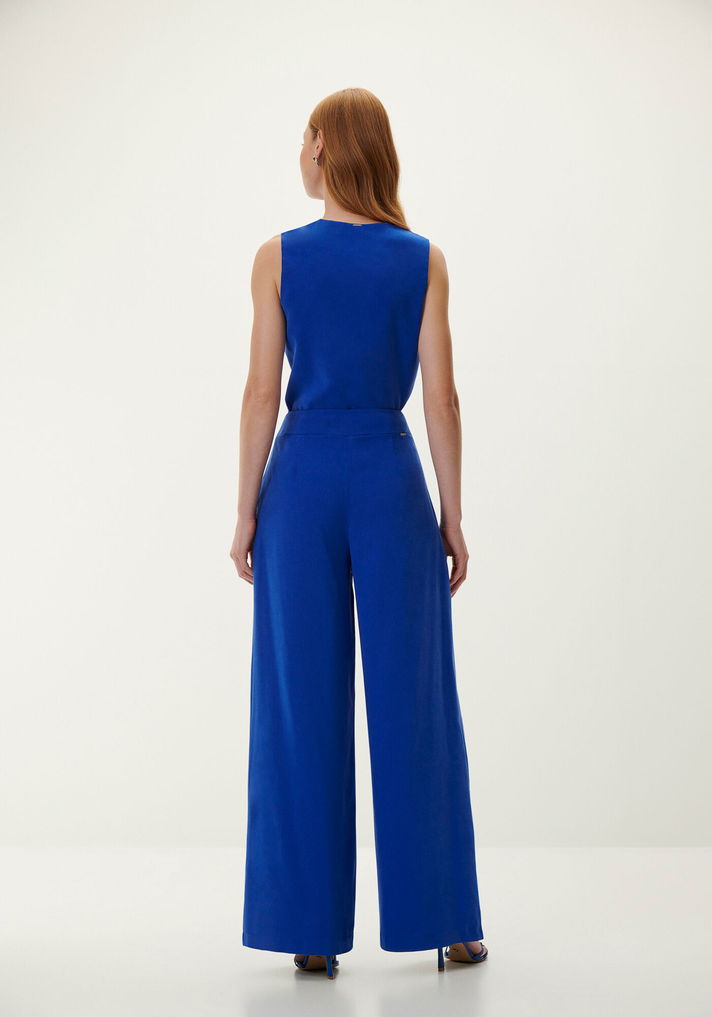 Cal&ccedil;a Alfaiataria com Cintura Alta, , large.