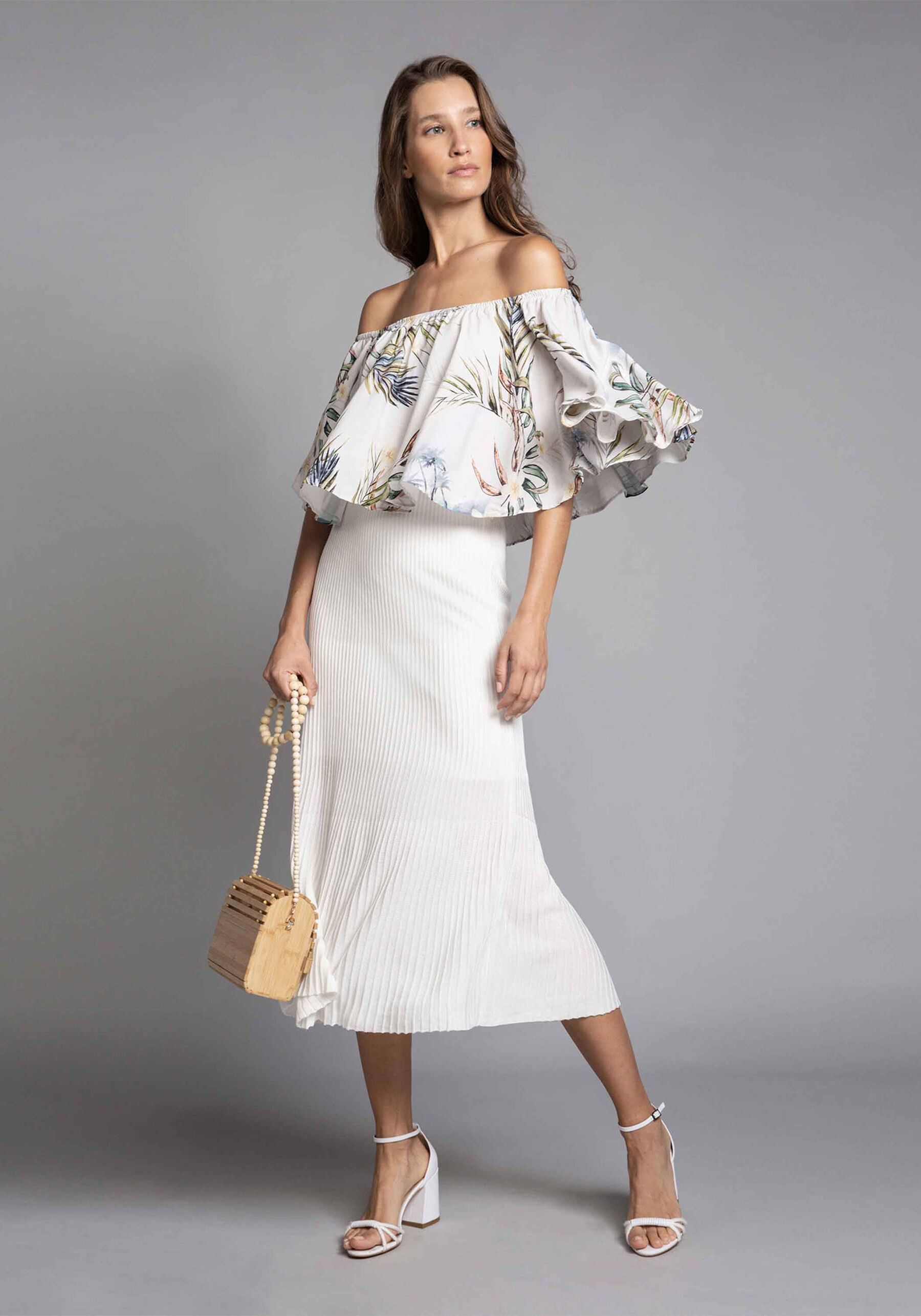 Blusa Cropped Ombro a Ombro, . Blusa Cropped Ombro a Ombro, , large.