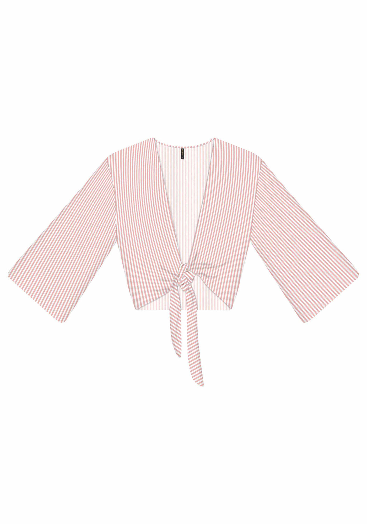 Blusa com Amarra&ccedil;&atilde;o em Tecido, , large.
