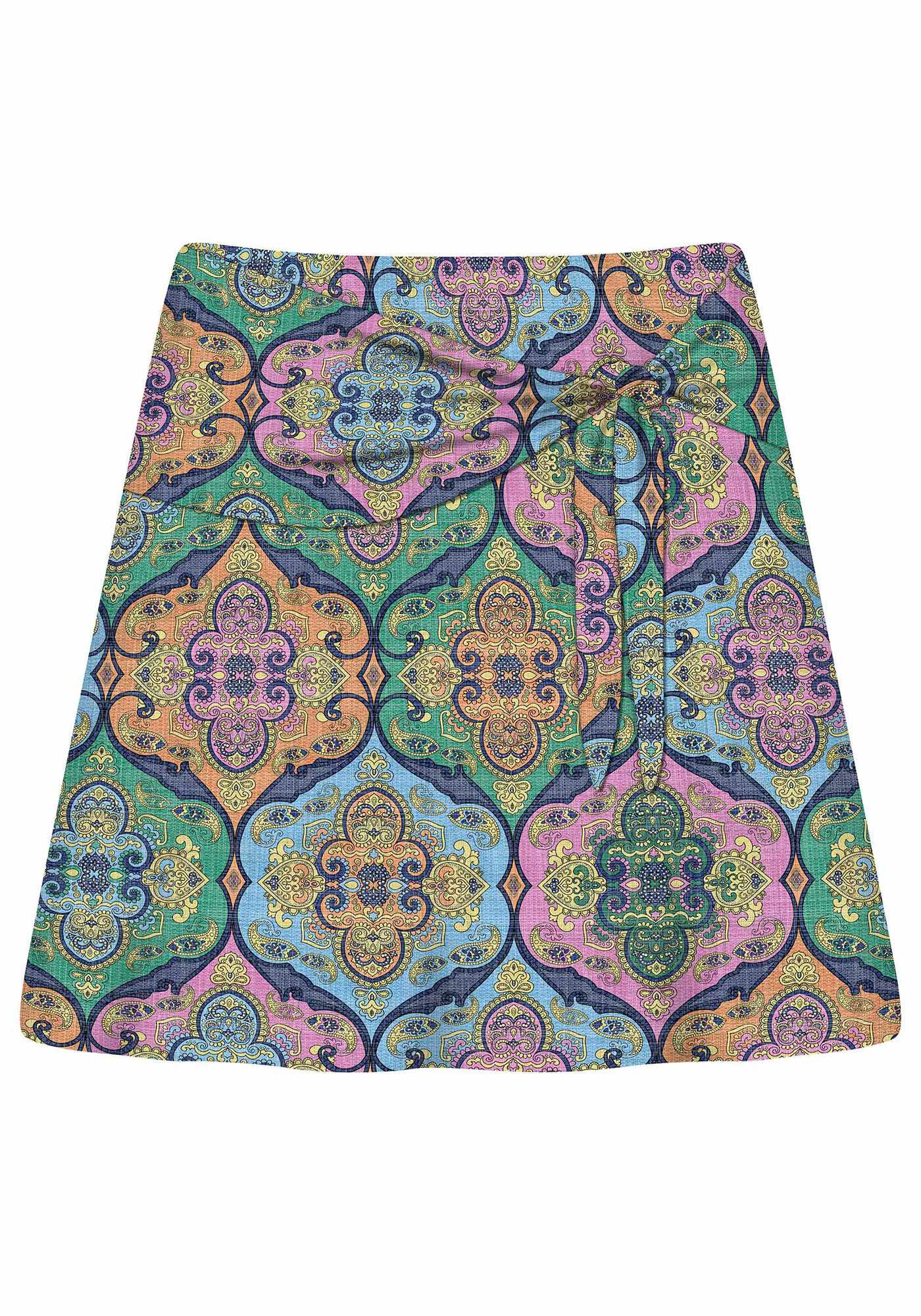 Saia Recorte Faixa Estampa, , large.