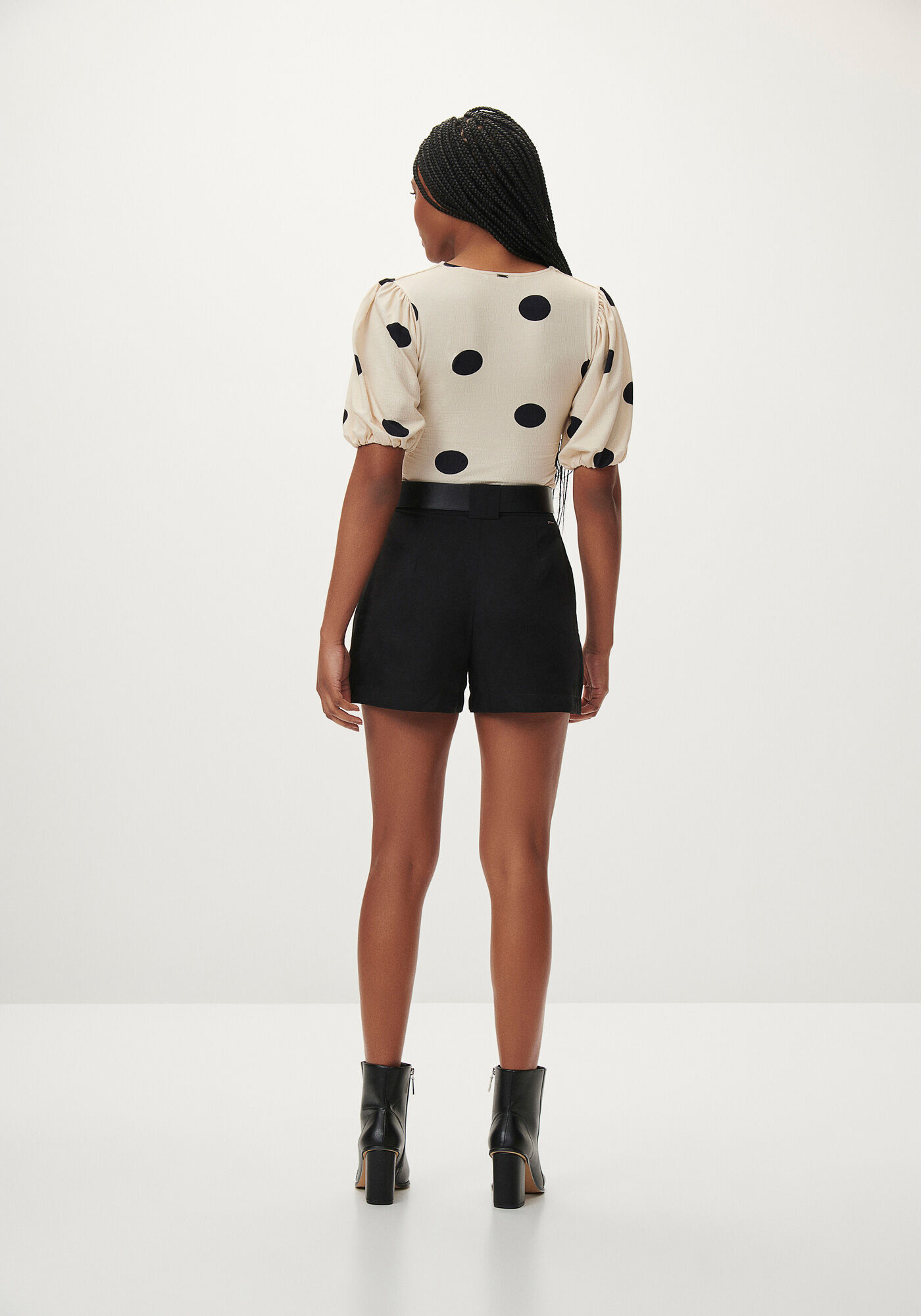 Blusa em Malha Respons&aacute;vel com Manga Bufante, , large.