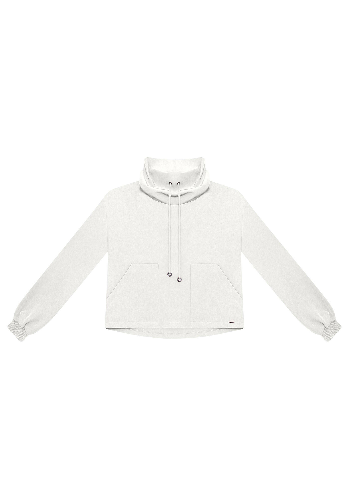 Blus&atilde;o Gola Alta Amplo, , large.