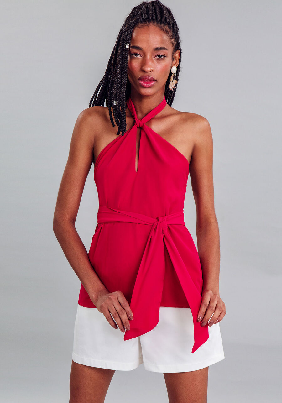 Blusa Tecido Poly Marocain, . Blusa Tecido Poly Marocain, , large.