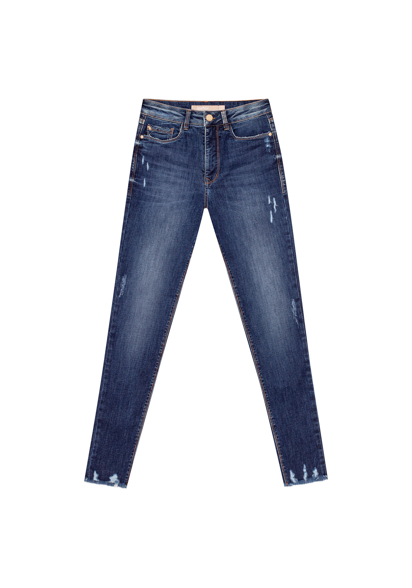 Cal&ccedil;a Cintura Alta Cropped Flat Belly, , large.