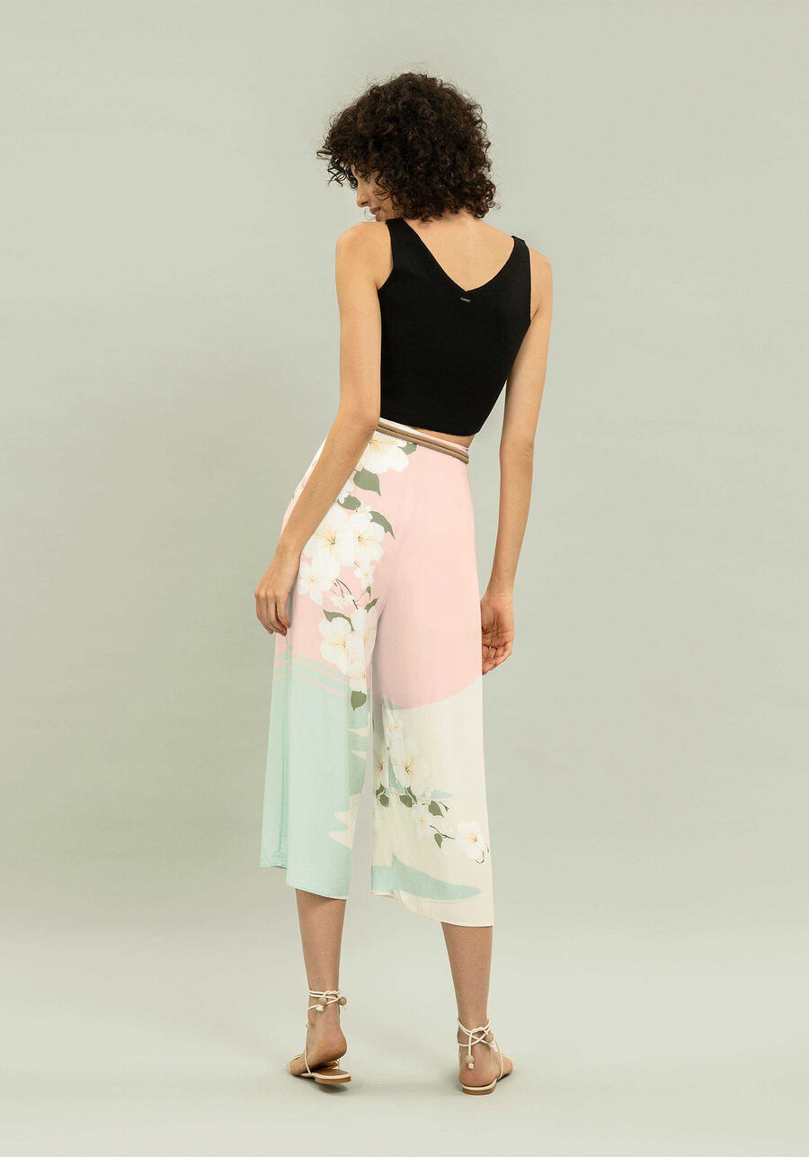Calça Pantacourt Estampa, . Calça Pantacourt Estampa, , large.