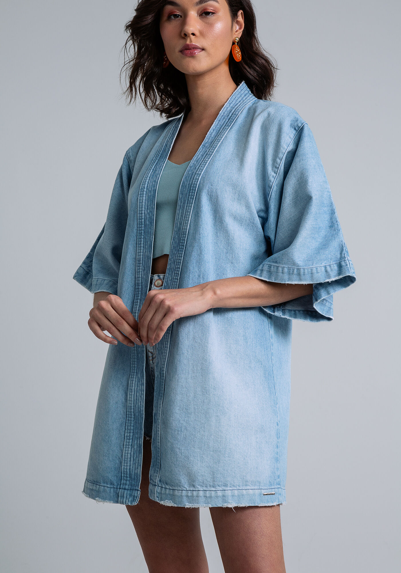 Kimono jeans sales