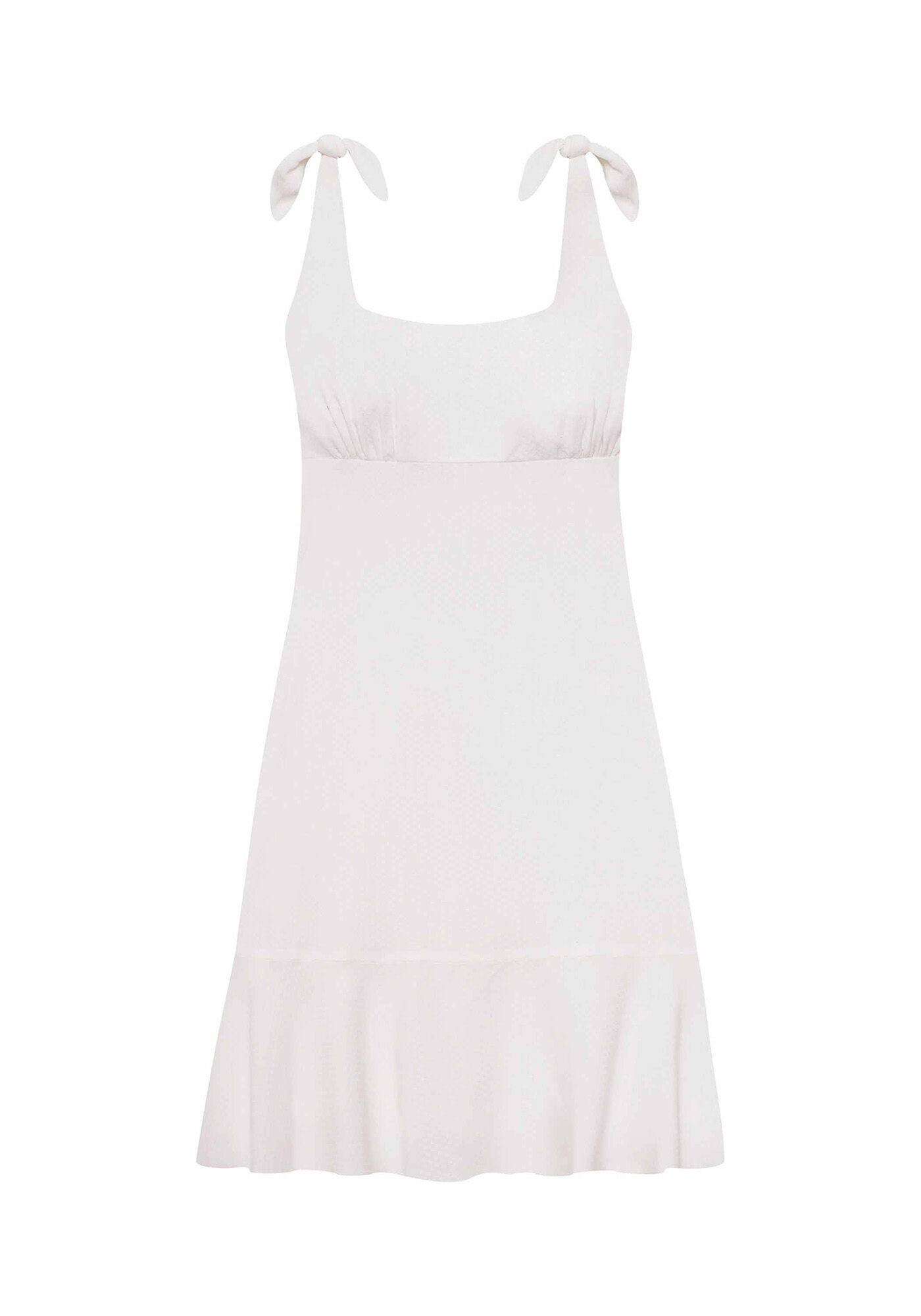 Vestido com Al&ccedil;as Babado Amarelo Caramelo, , large.