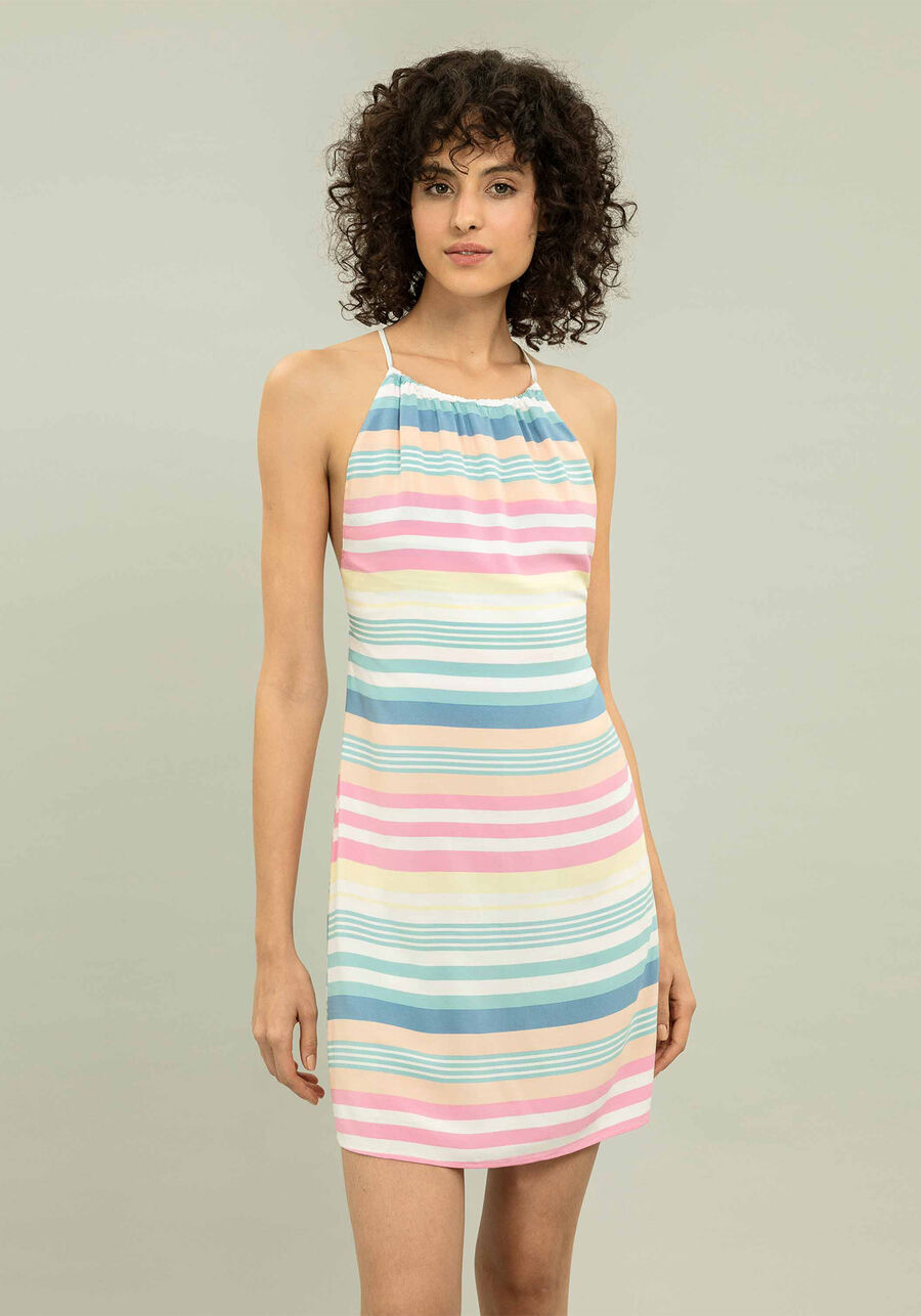 Vestido com Alças Estampa, . Vestido com Alças Estampa, , large.