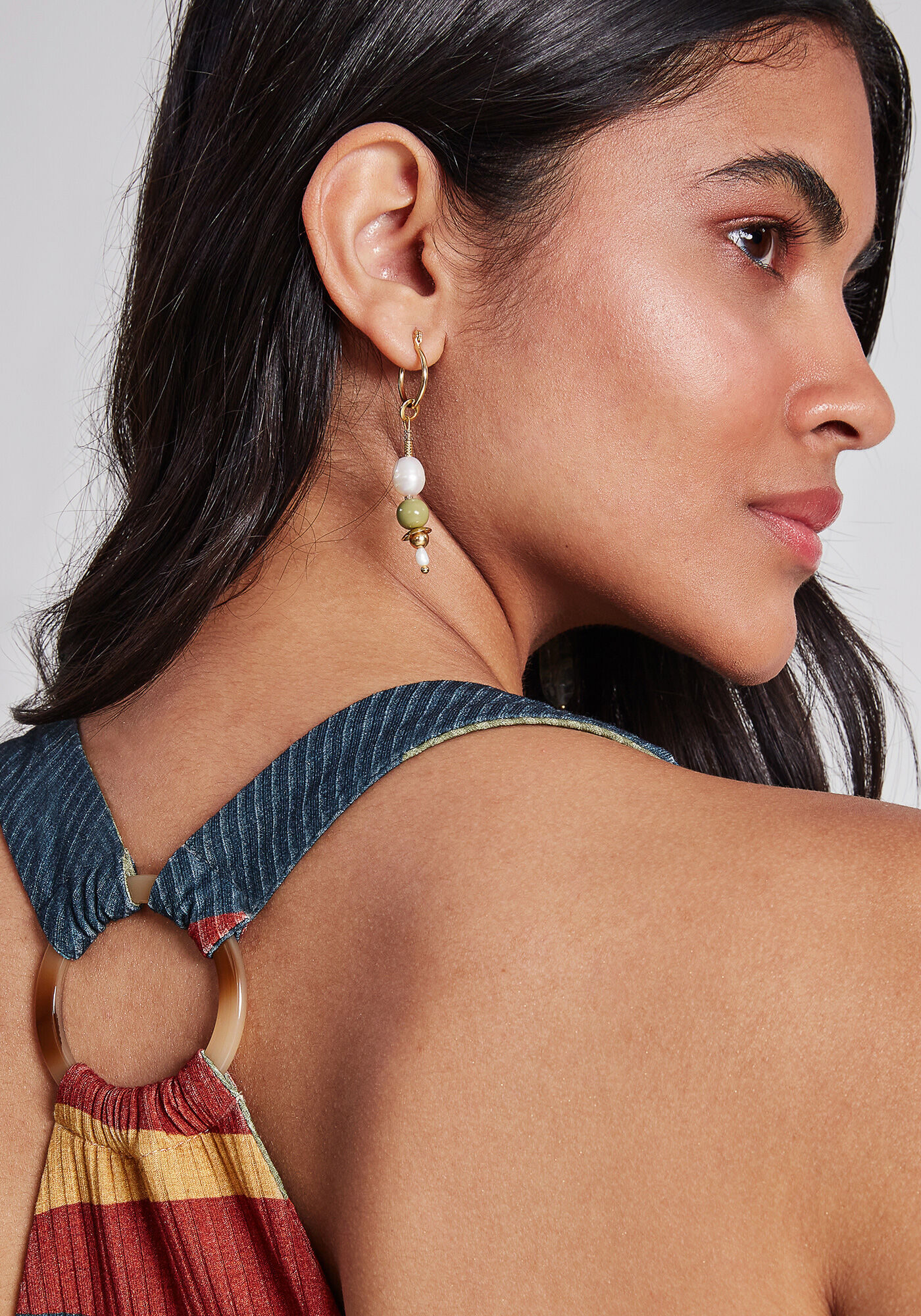 Vestido M&iacute;di Justo Recorte Costas, , large.