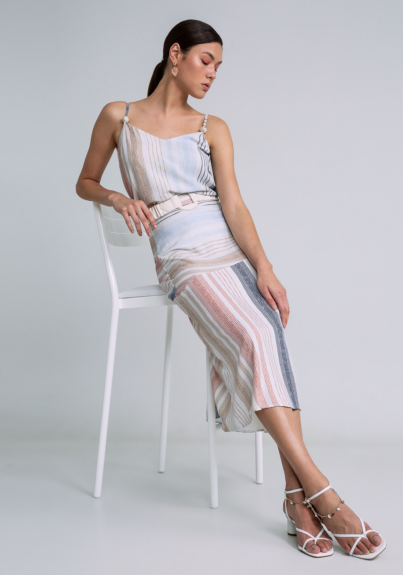 Saia Midi Recorte Assim&eacute;trico, DESCANSO, large.