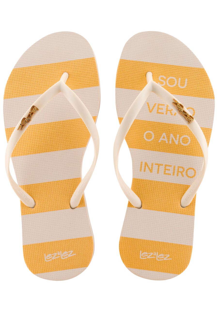 Chinelo de Borracha Presenteável Listrado, . Chinelo de Borracha Presenteável Listrado, , large.