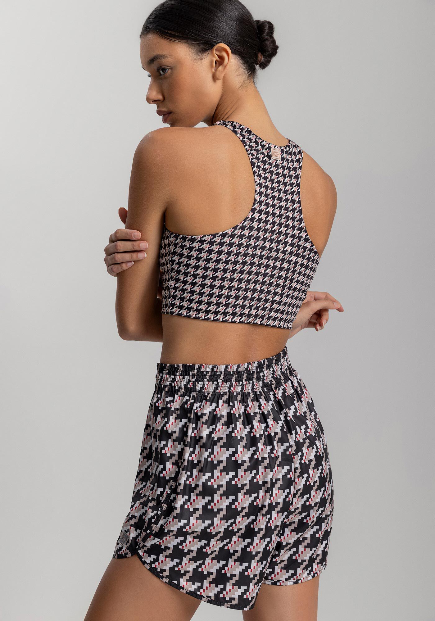 Shorts Corta Vento Estampado Com Bolso Interno Move, , large.