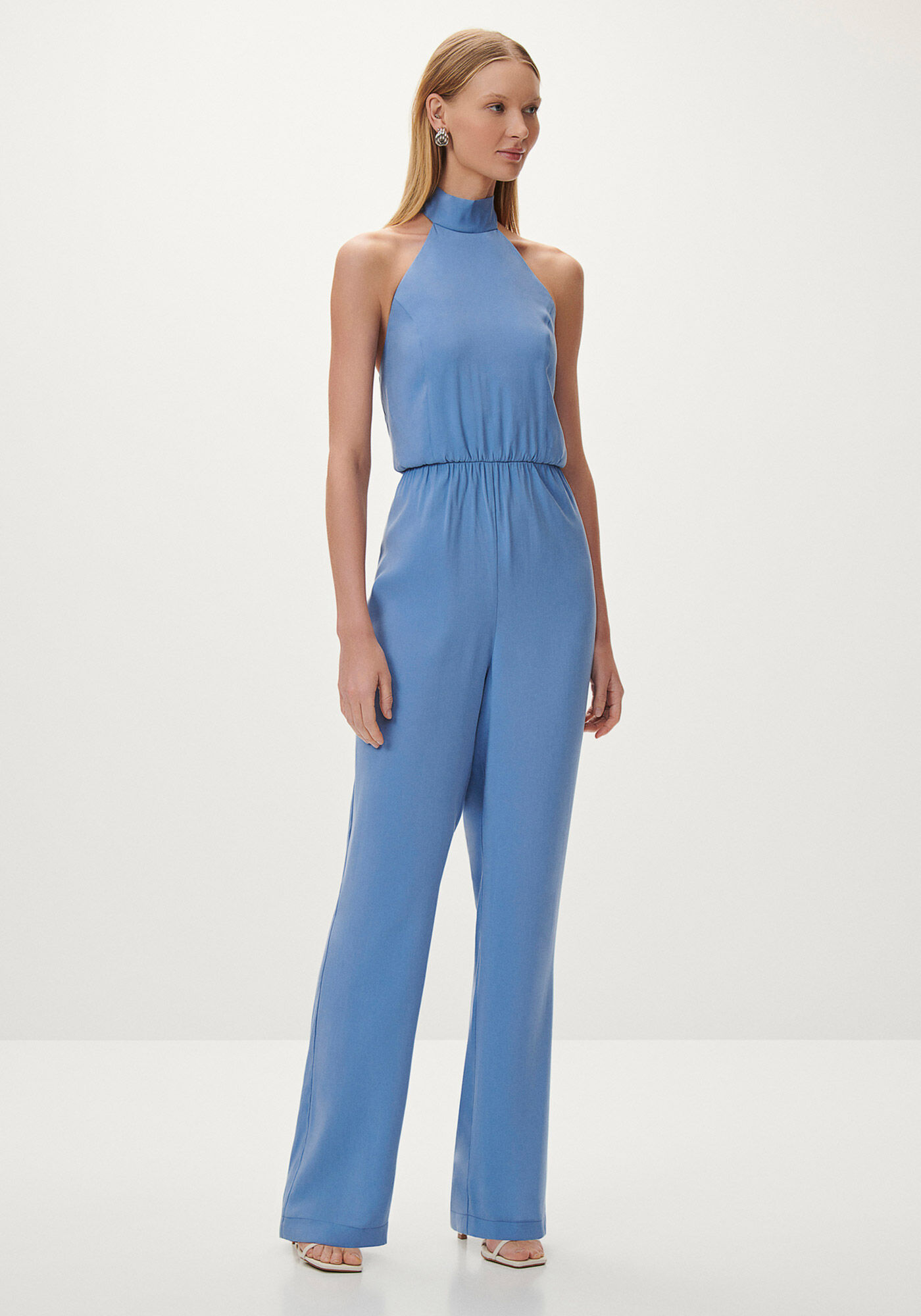 Macac&atilde;o Longo Frente &Uacute;nica com Cinto, , large.