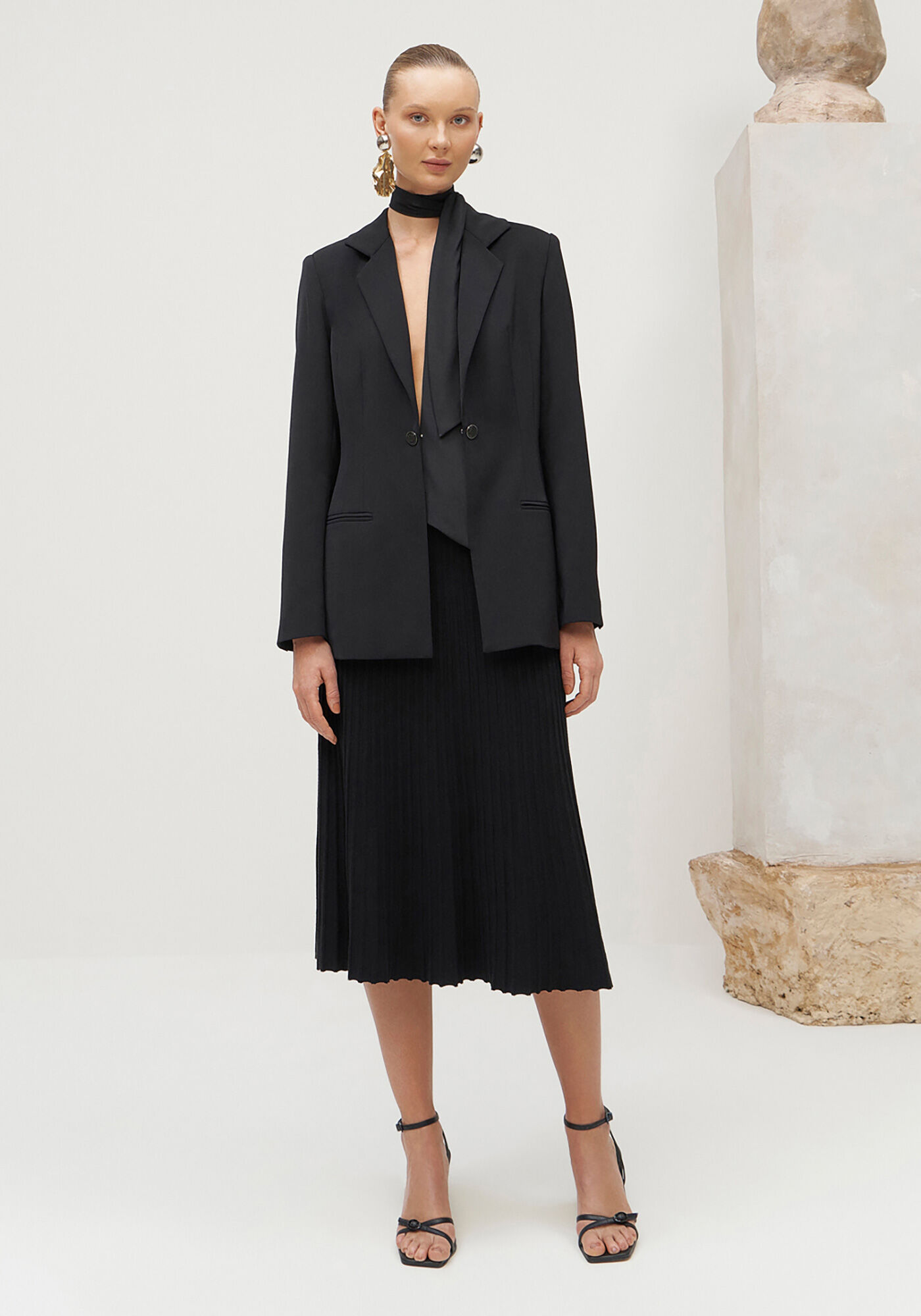 Blazer Alfaiataria com Detalhe Gancho, , large.