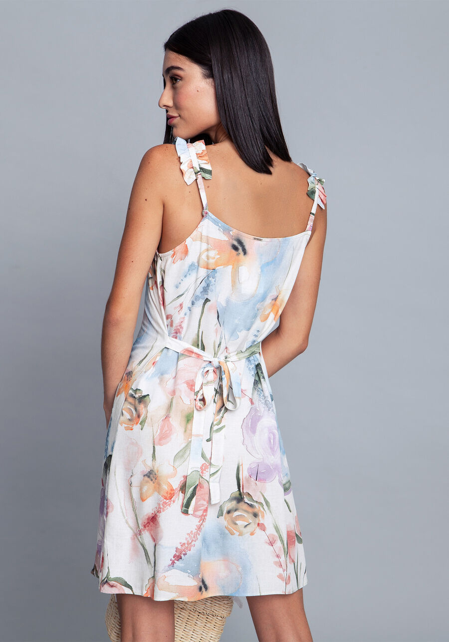 Vestido Tecido Rayon Bali Curto Vichy, . Vestido Tecido Rayon Bali Curto Vichy, , large.
