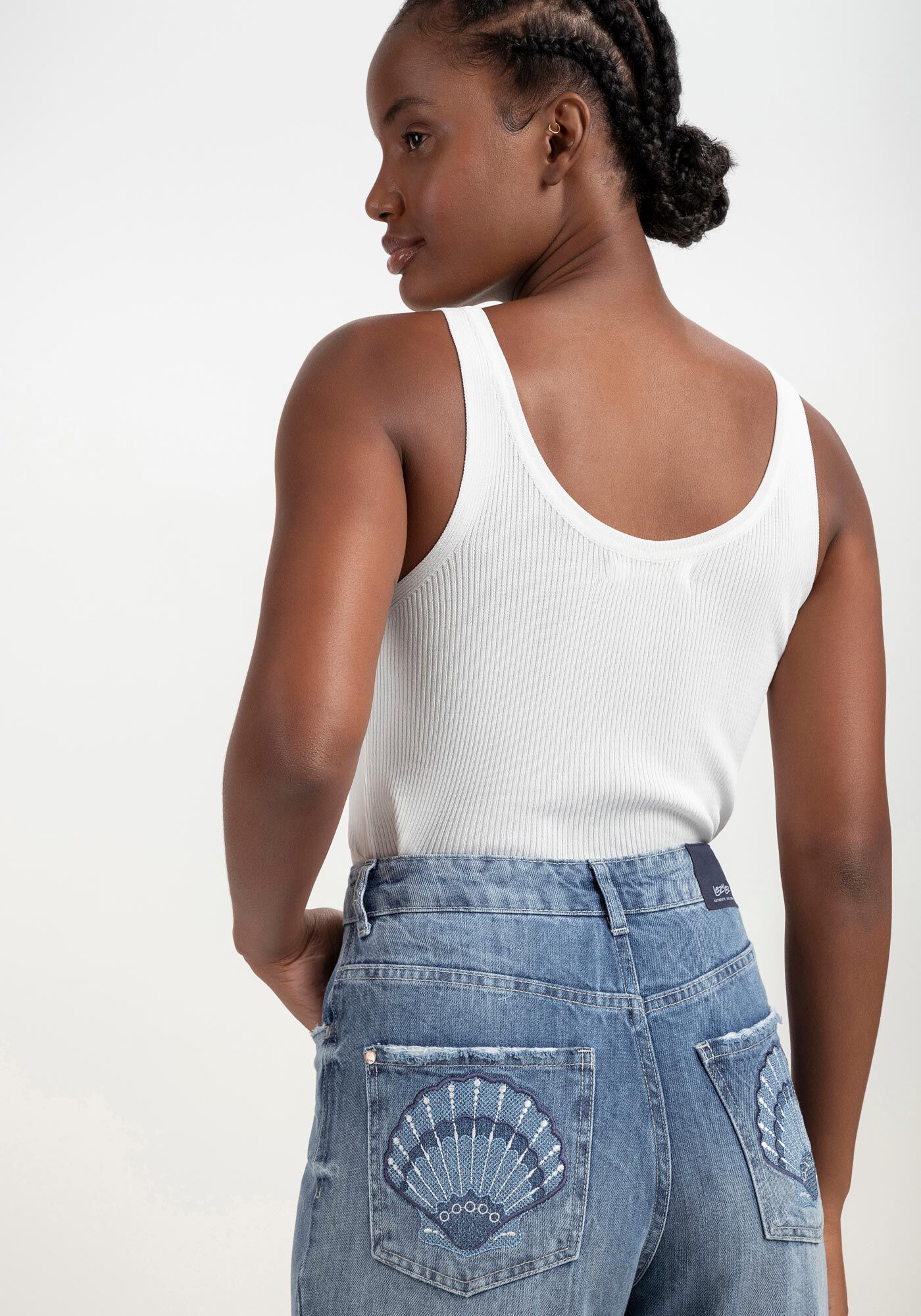 Regata B&aacute;sica em Tric&ocirc;, , large.