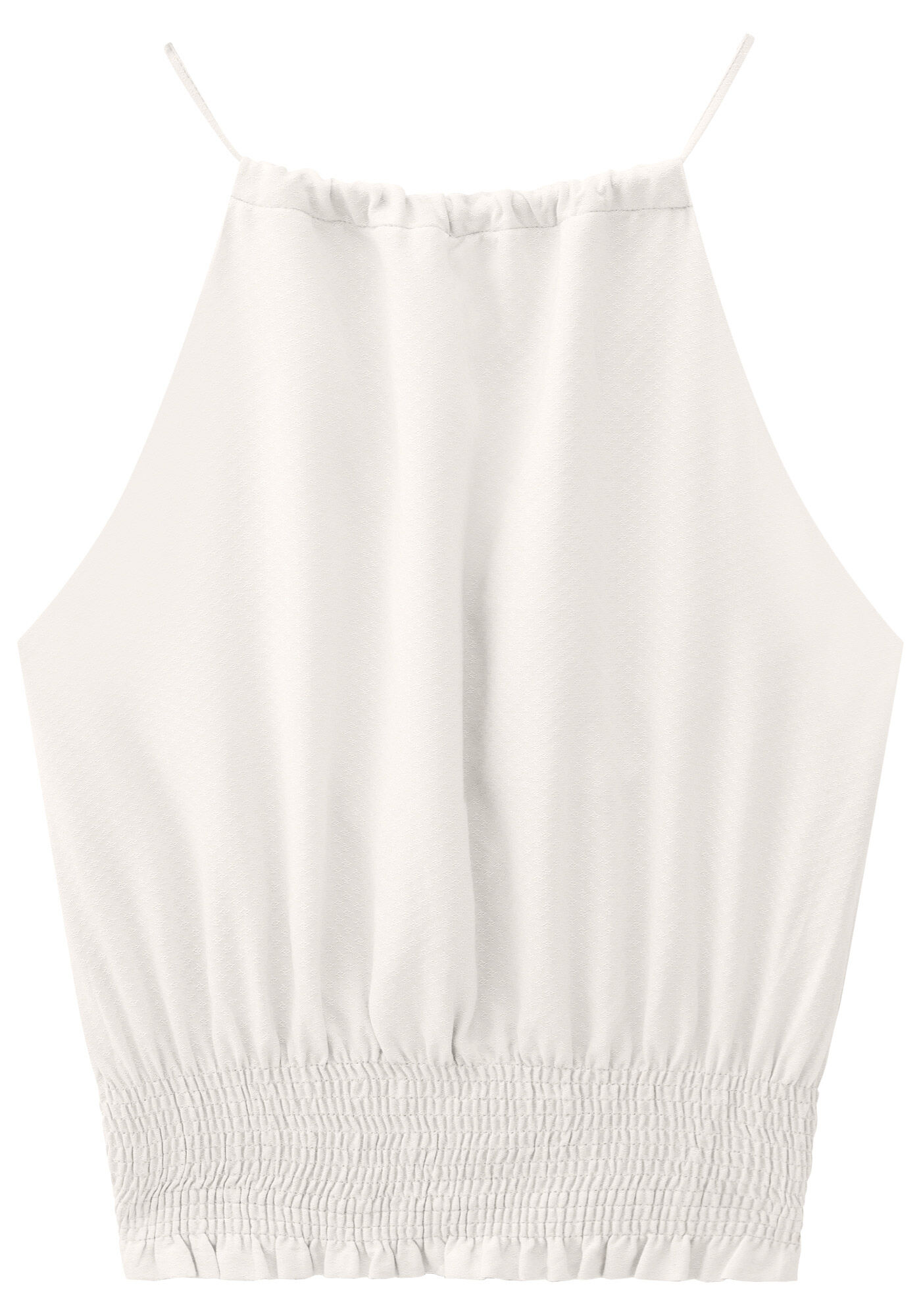 Blusa Frente &Uacute;nica em Viscose com Lastex, , large.