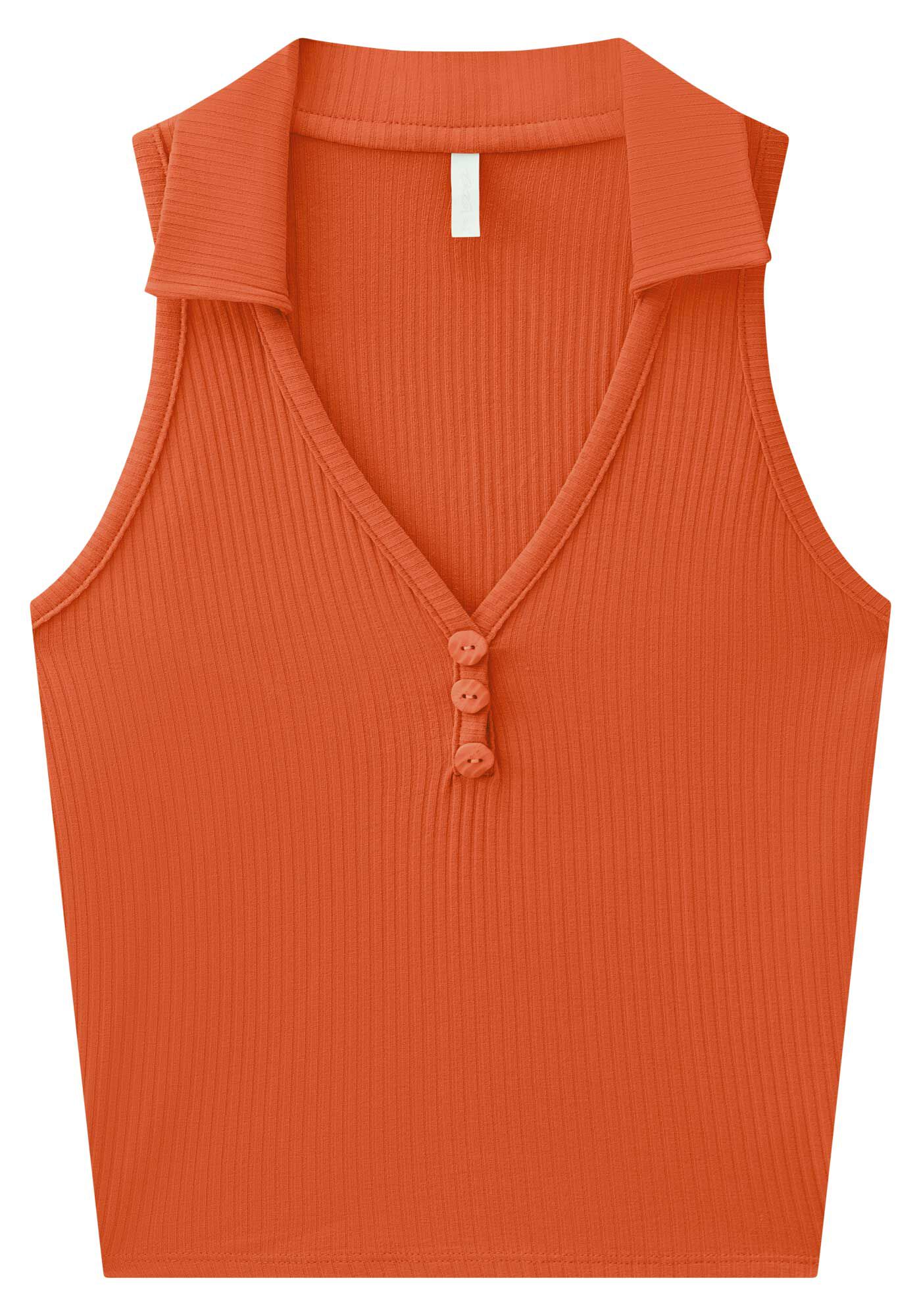 Regata Polo Canelada com Bot&otilde;es, , large.