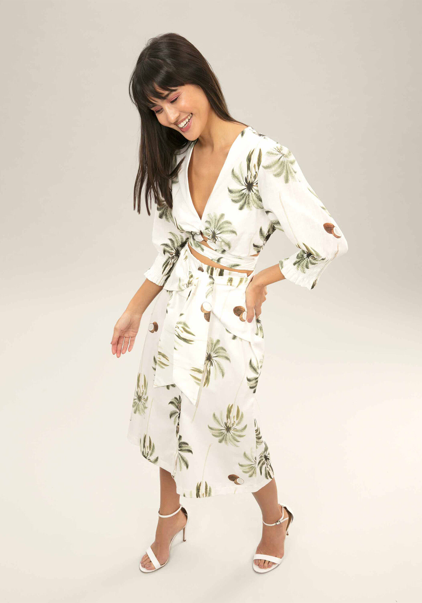 Saia M&iacute;di Amarra&ccedil;&atilde;o Estampa, , large.