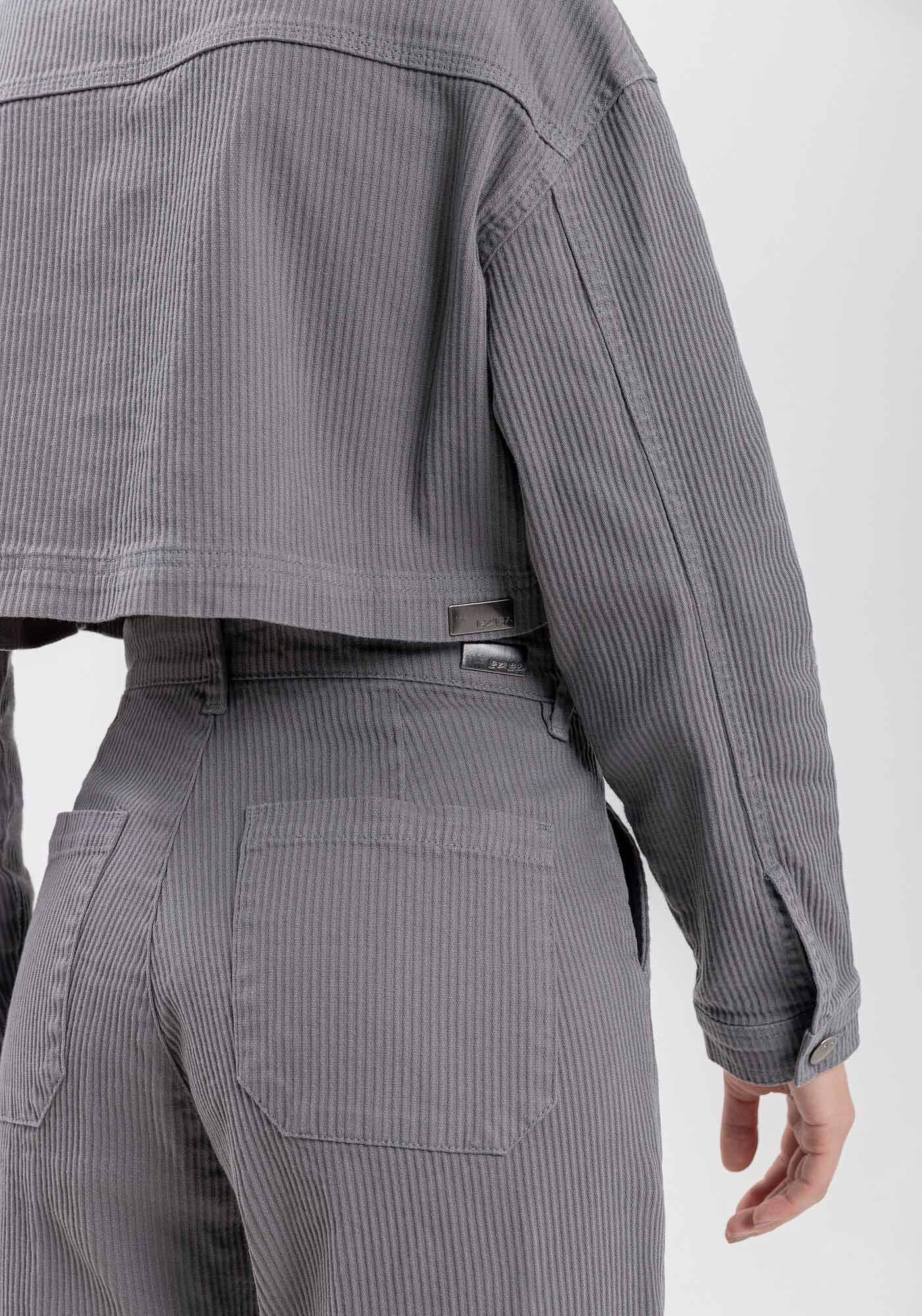 Cal&ccedil;a Slim Cotel&ecirc; Com Cintura Alta Em Sarja, , large.