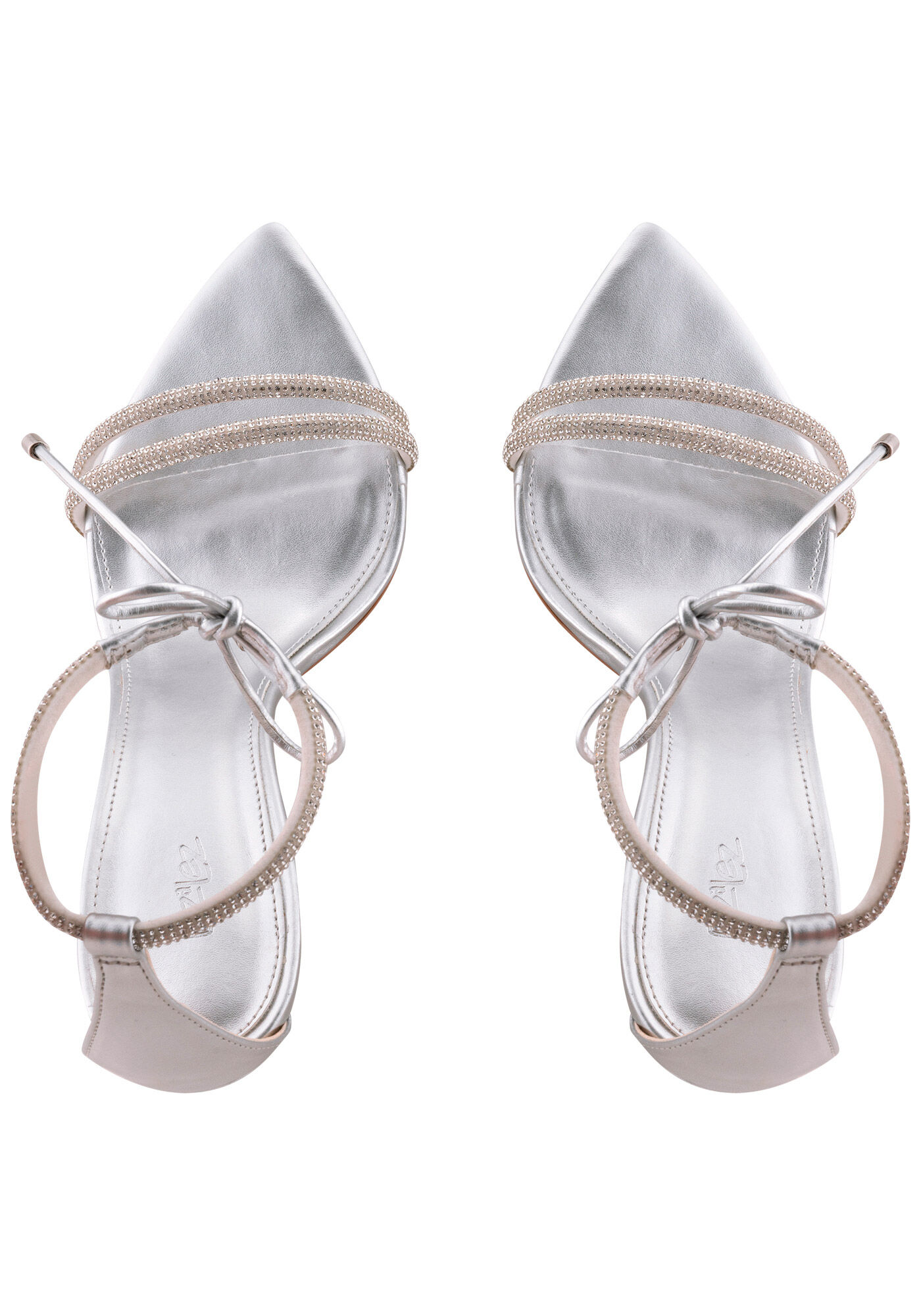 Sand&aacute;lia Salto Fino com Strass, , large.