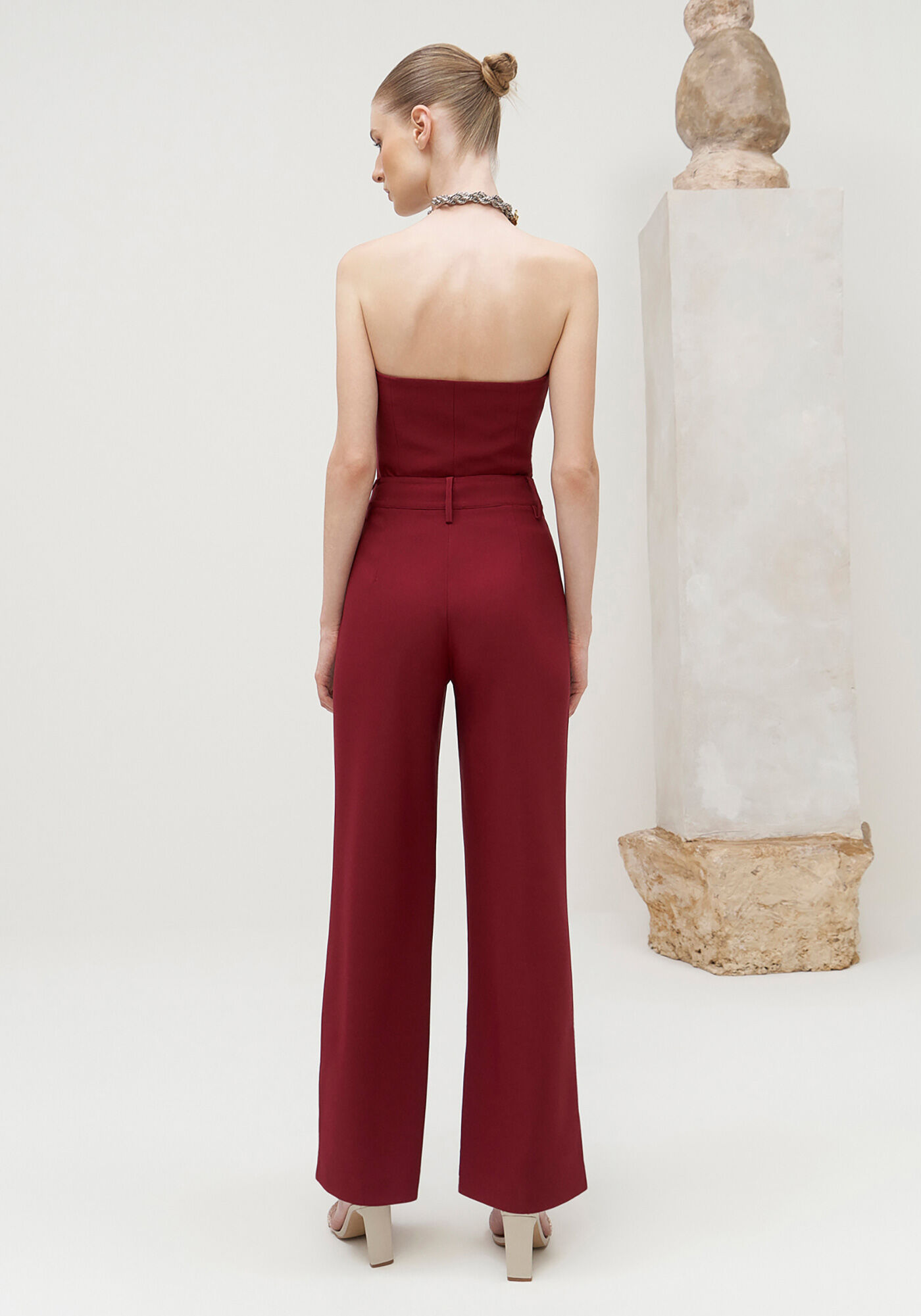 Cal&ccedil;a Reta Alfaiataria com Fendas Laterais, , large.