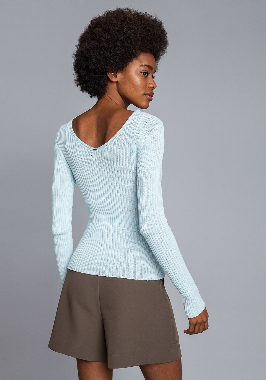 Blusa Manga Longa Tricô, . Blusa Manga Longa Tricô, , large.