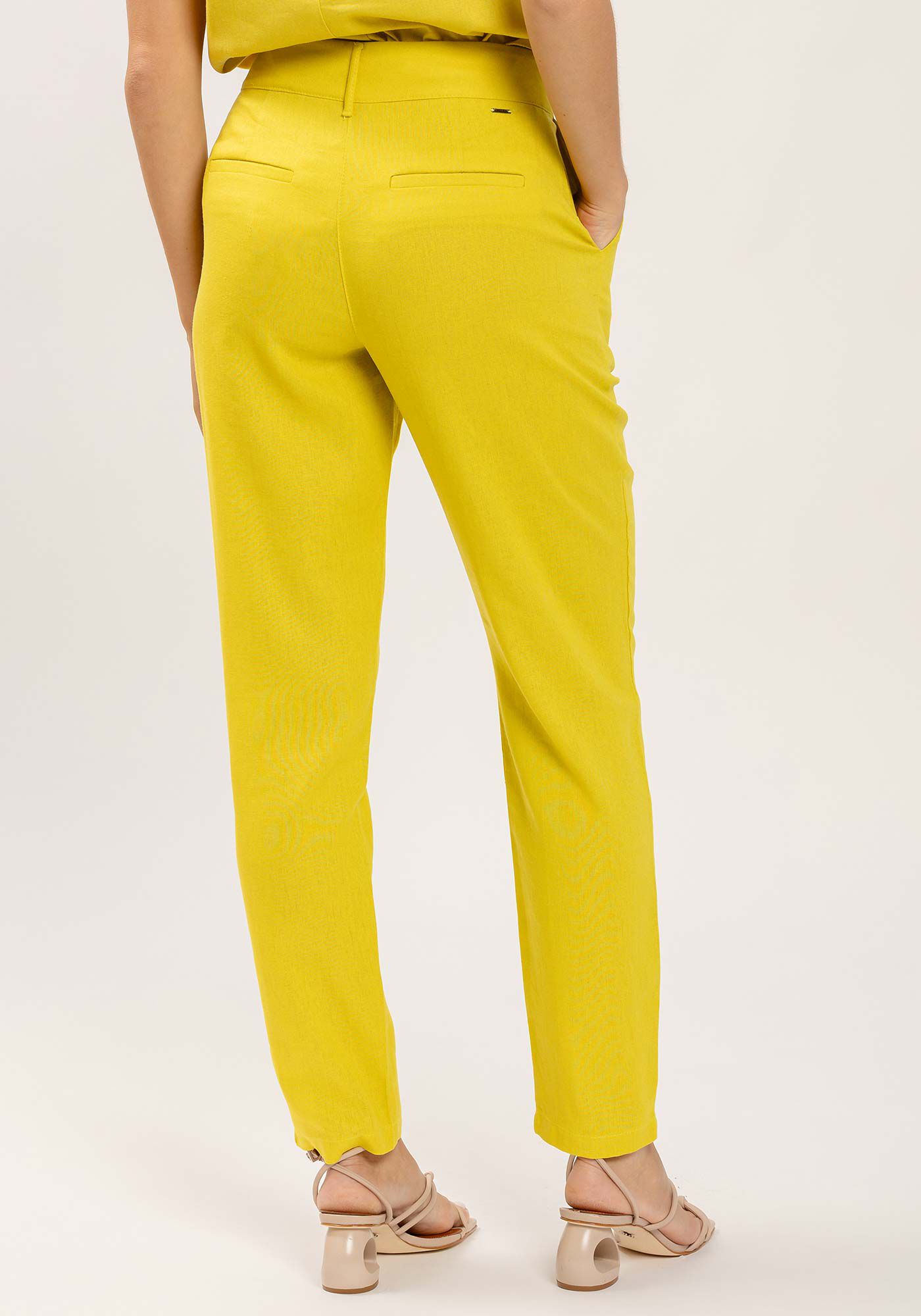 Cal&ccedil;a Carrot em Linho Alfaiataria, , large.