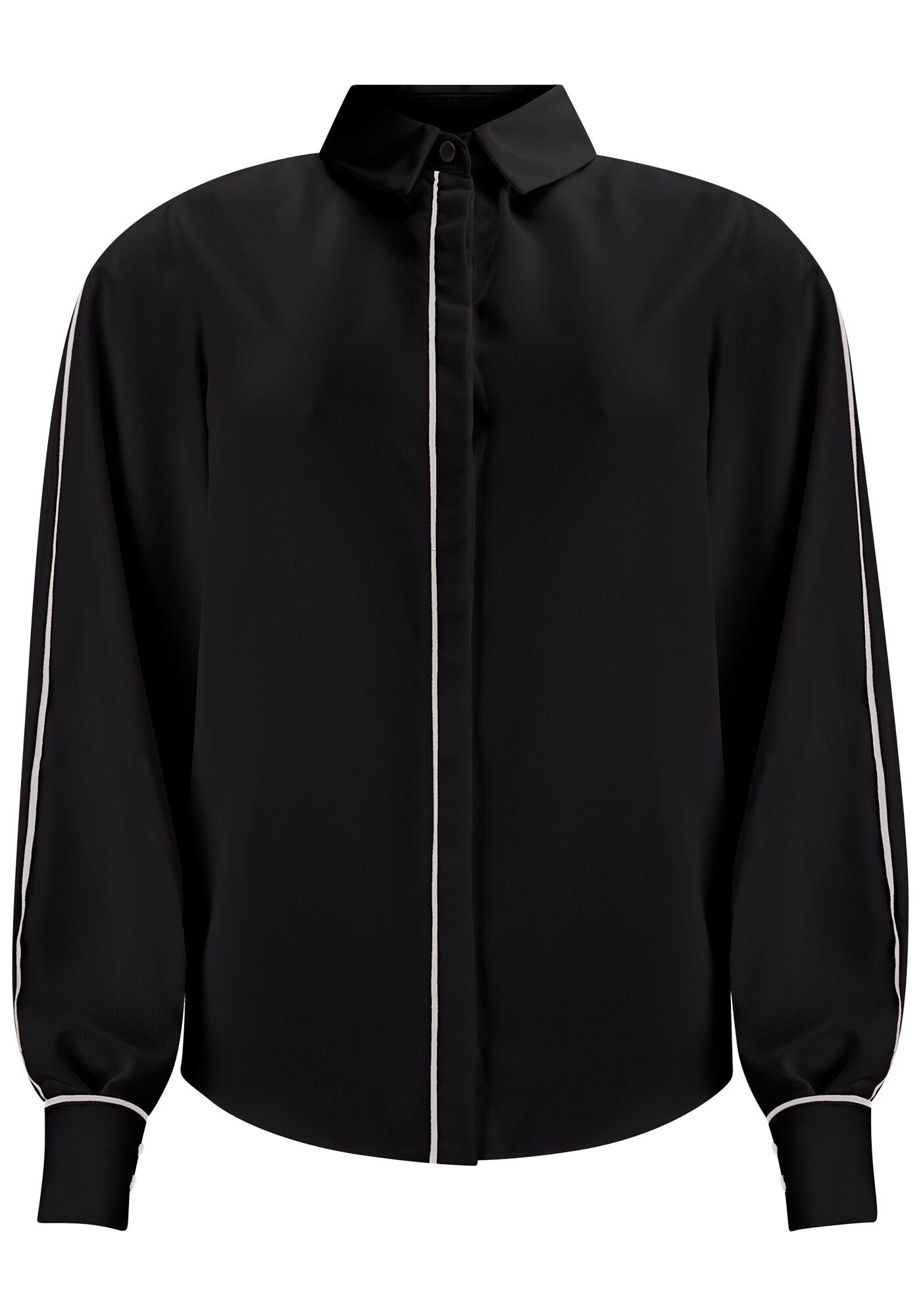 Camisa Manga Bufante com Filete | Lez a Lez